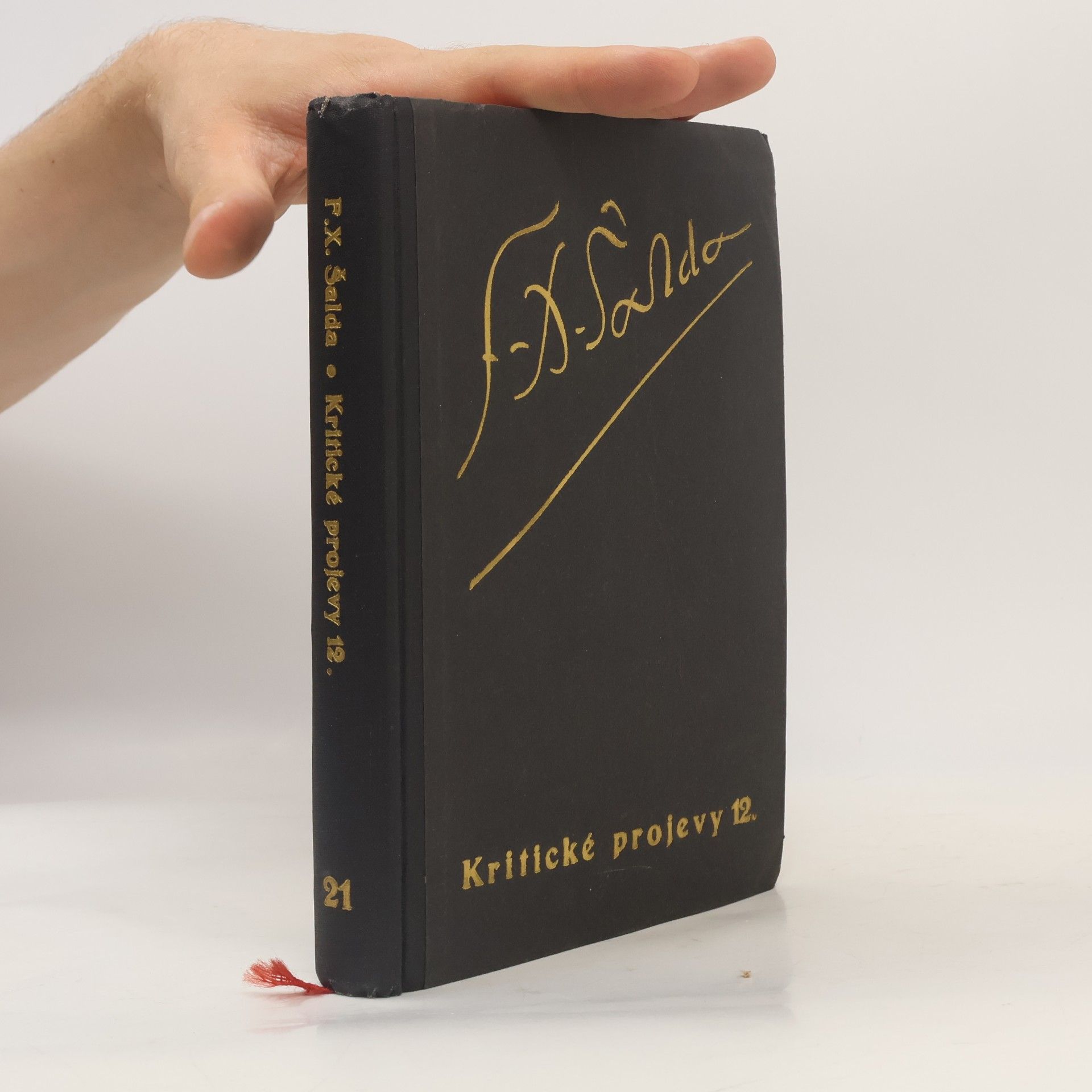 František Xaver Šalda Kritické projevy 12. 1922-1924