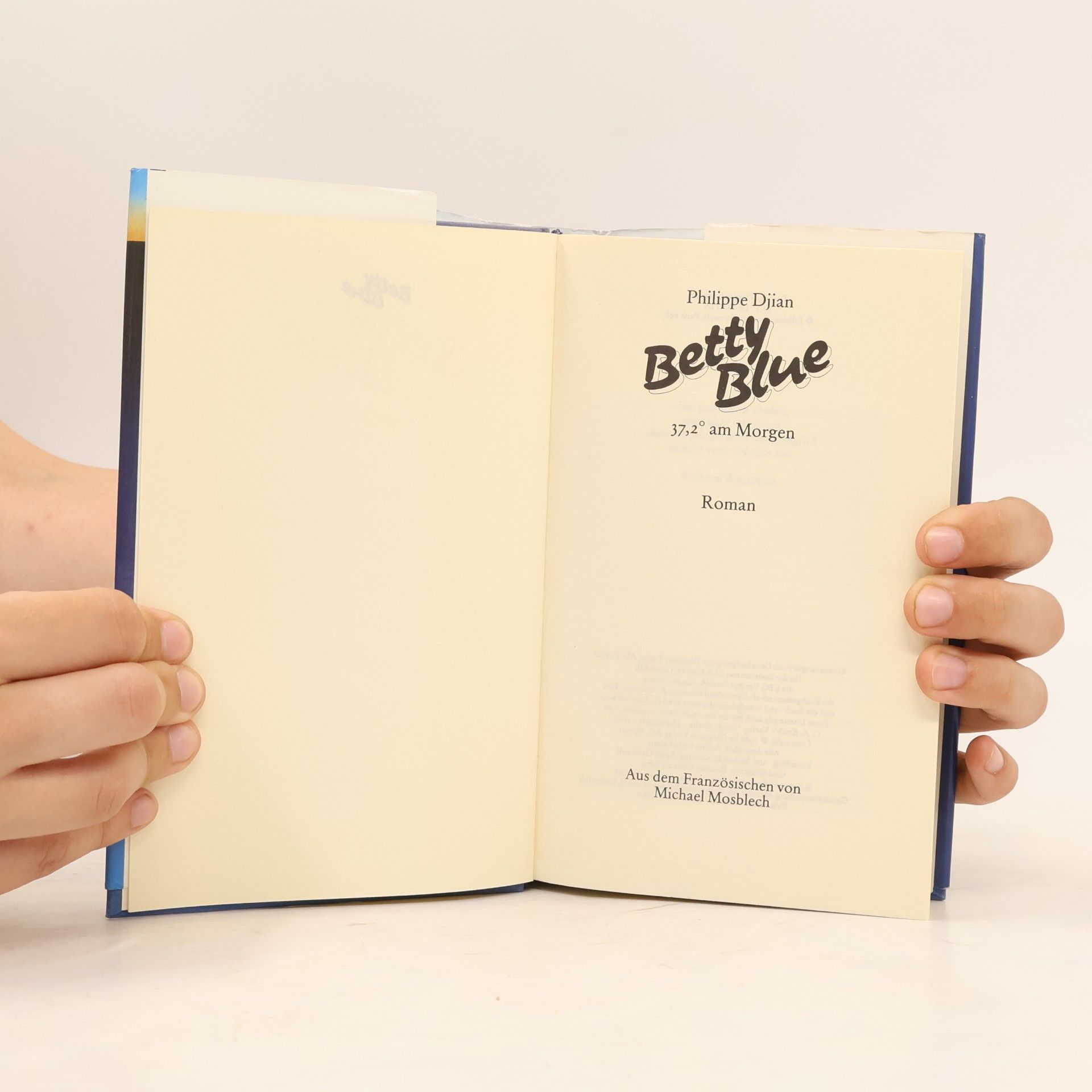 Phillippe Djian Betty Blue