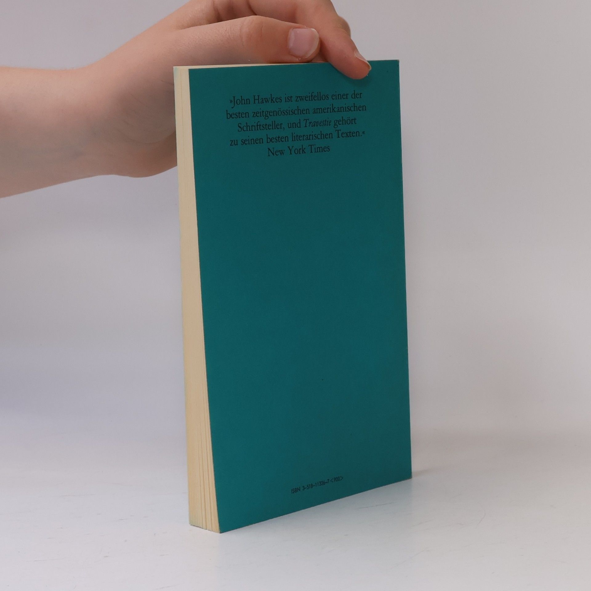John Hawkes edition suhrkamp - 1526: Travestie