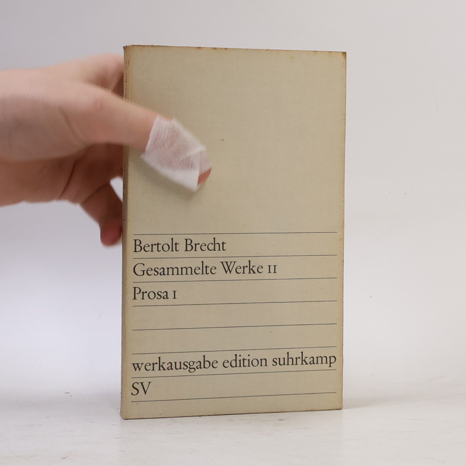 Bertolt Brecht Gesammelte Werke 11. Prosa 1