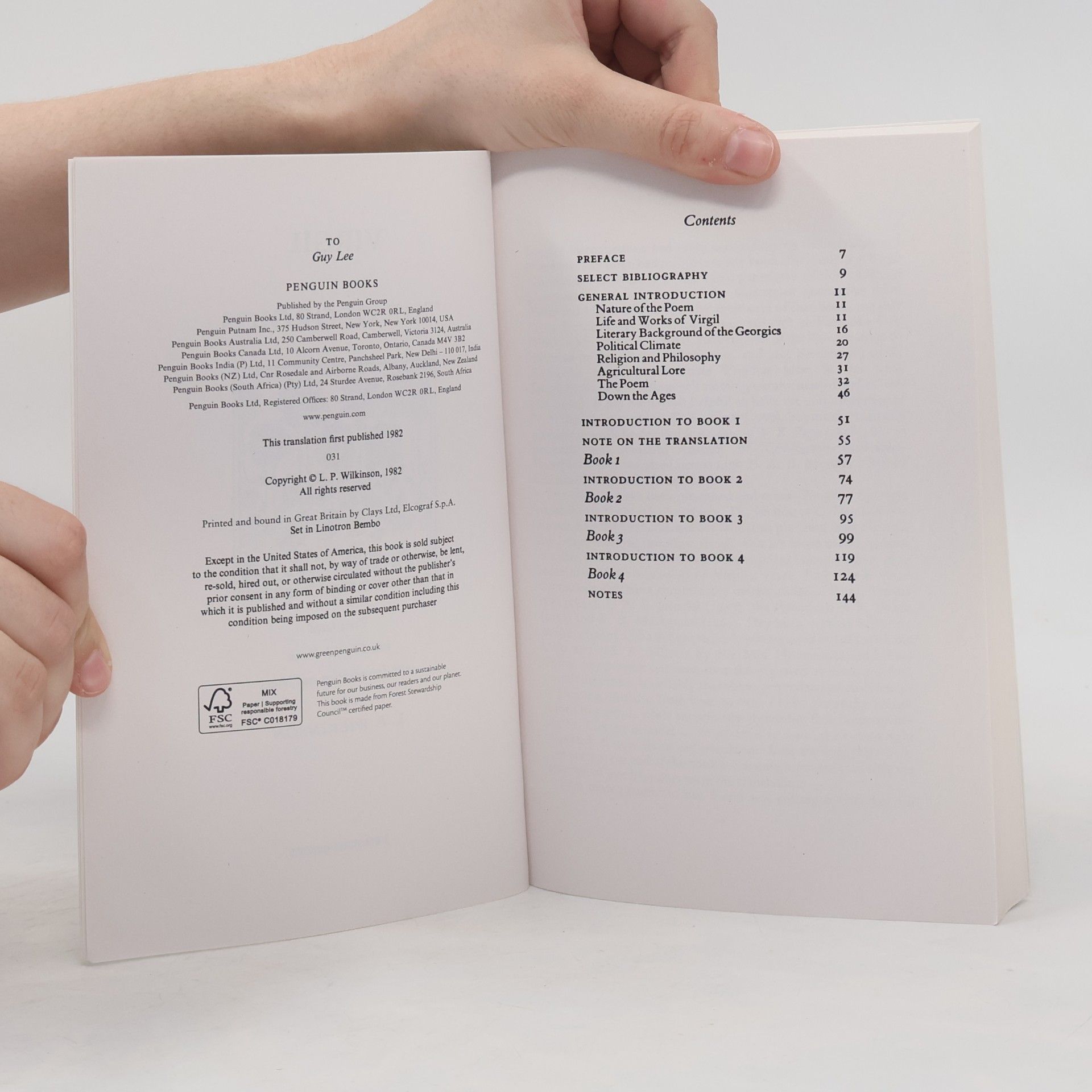 Publius Vergilius Maro Penguin Classics: The Georgics