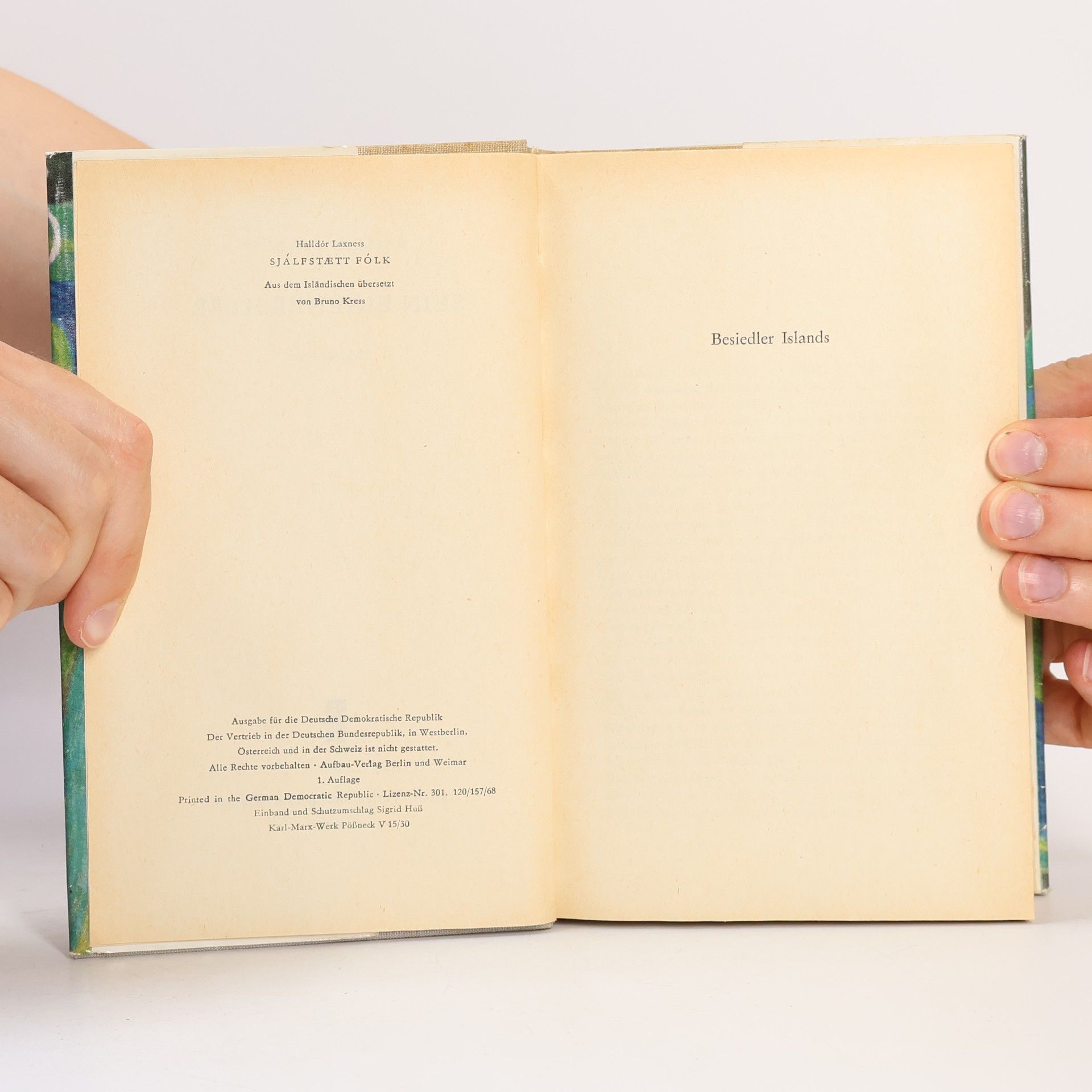 Halldór Kiljan Laxness Sein eigener Herr