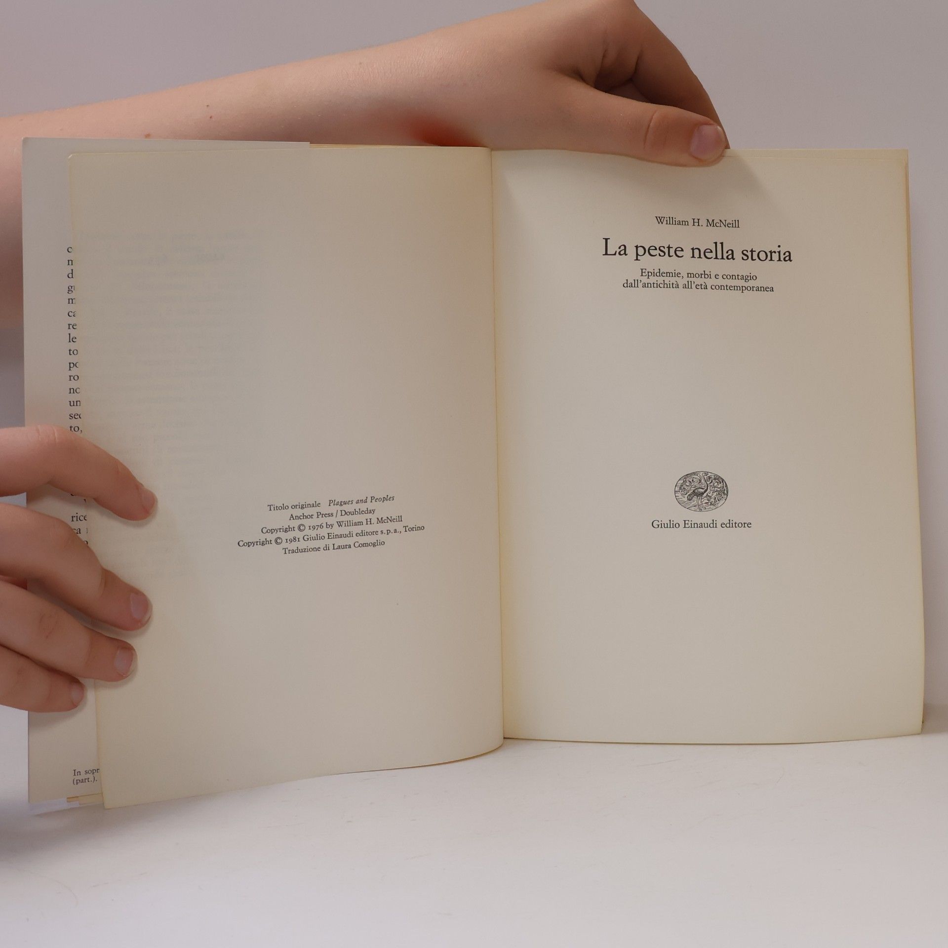 William Hardy McNeill La peste nella storia
