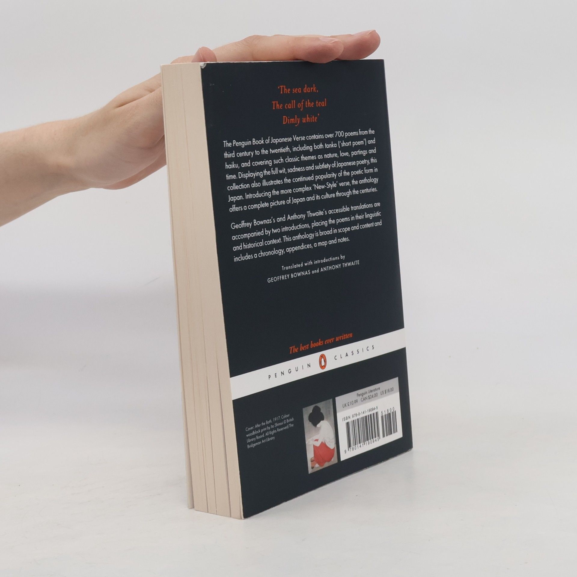 Anthony Thwaite The Penguin Book of Japanese Verse