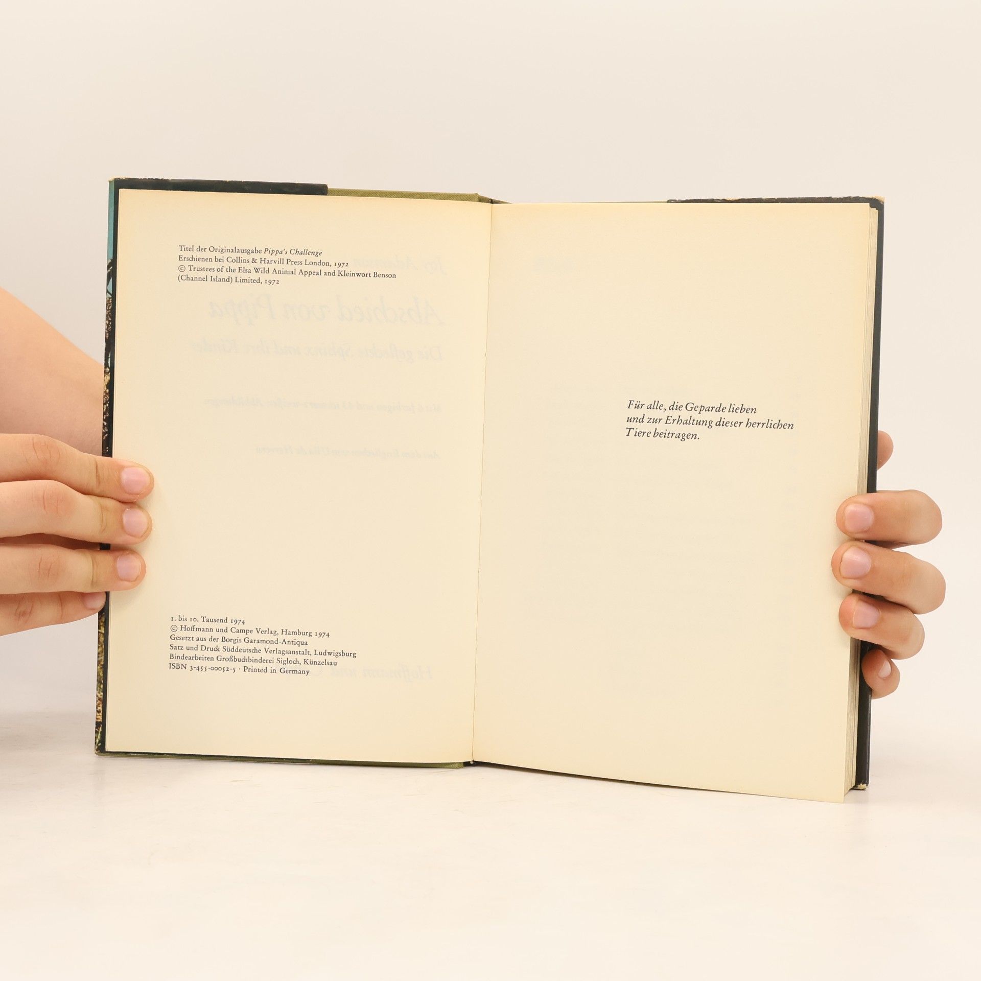 Joy Adamson Abschied von Pippa