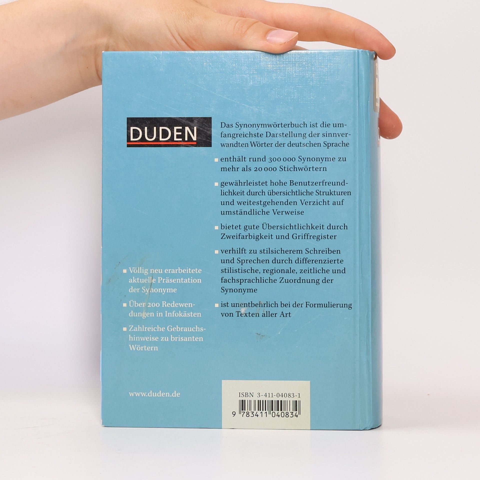 Autorenkollektiv Duden : das Synonymwörterbuch : ein Wörterbuch sinnverwandter Wörter
