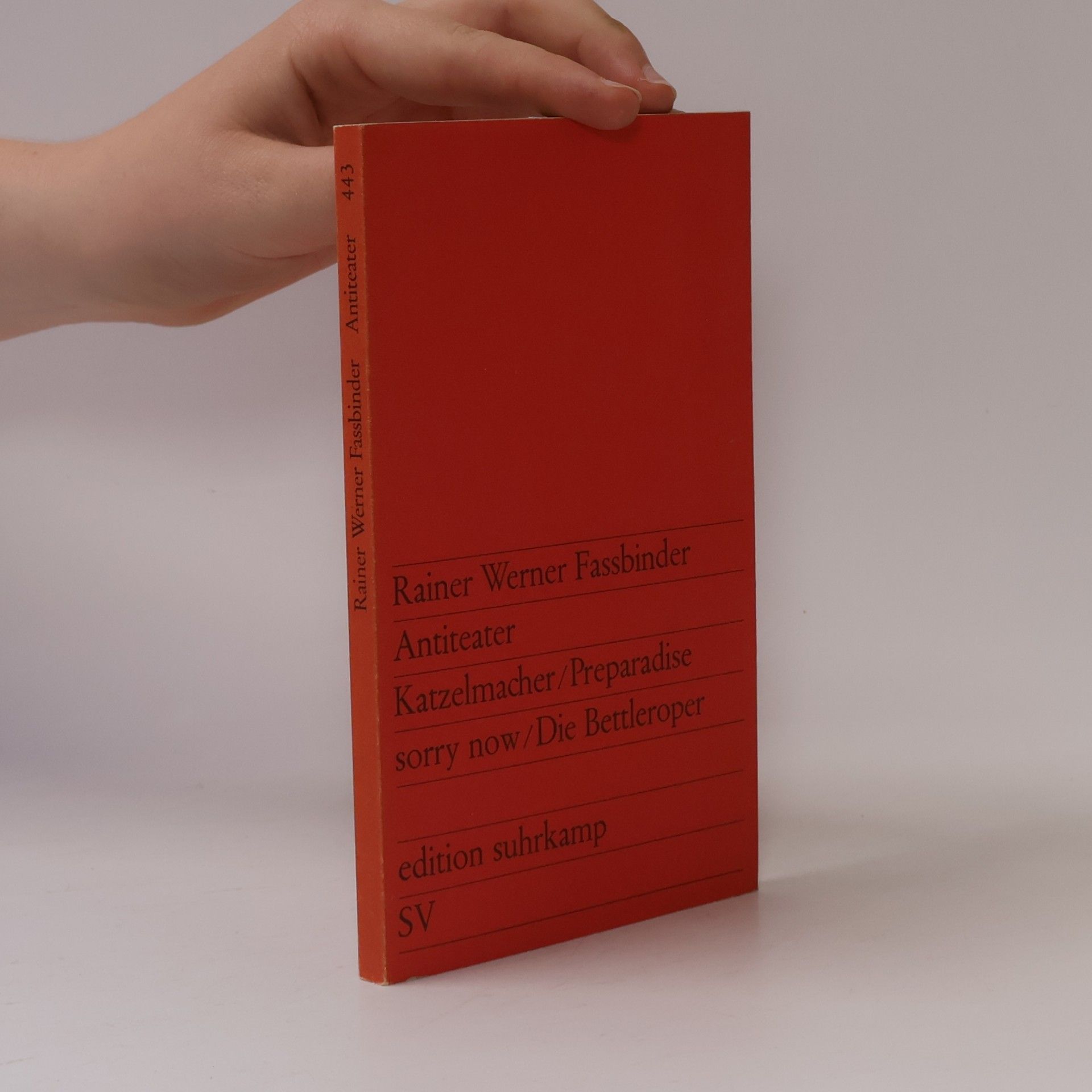 Rainer Werner Fassbinder Antiteater