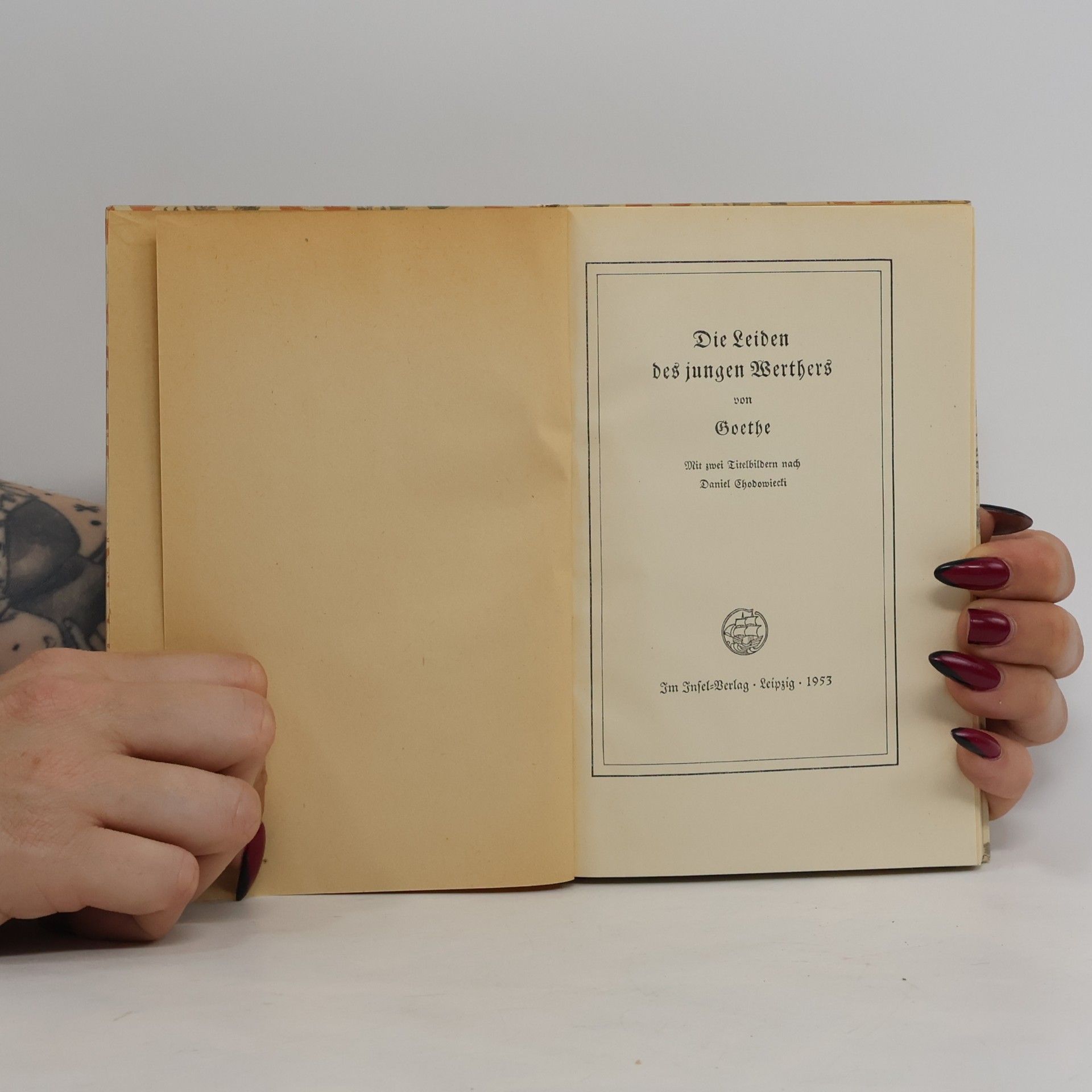 Johann Wolfgang von Goethe Die Leiden des jungen Werthers
