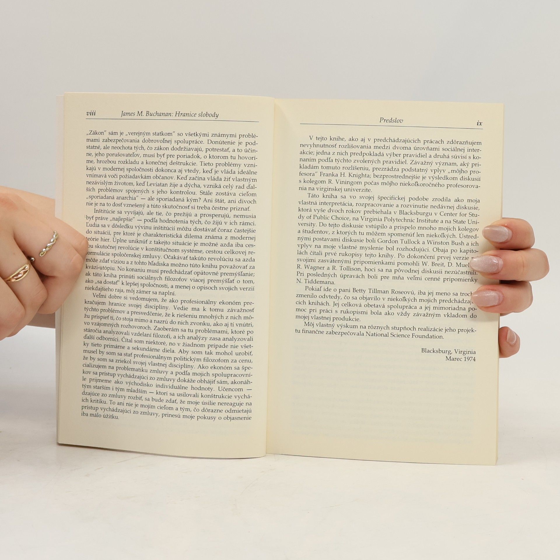 James M. Buchanan Hranice slobody: Medzi anarchiou a Leviatanom