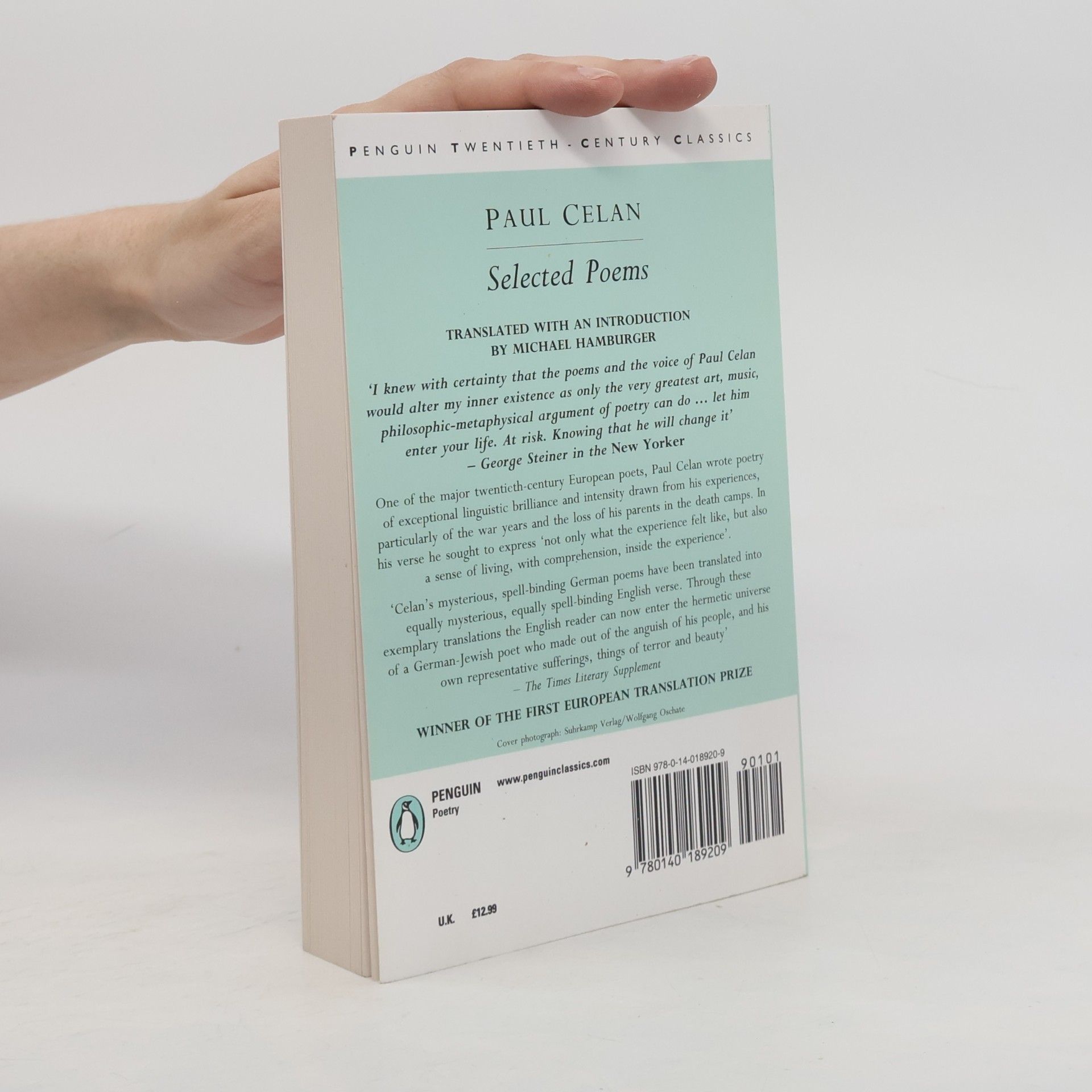 Paul Celan Selected Poems
