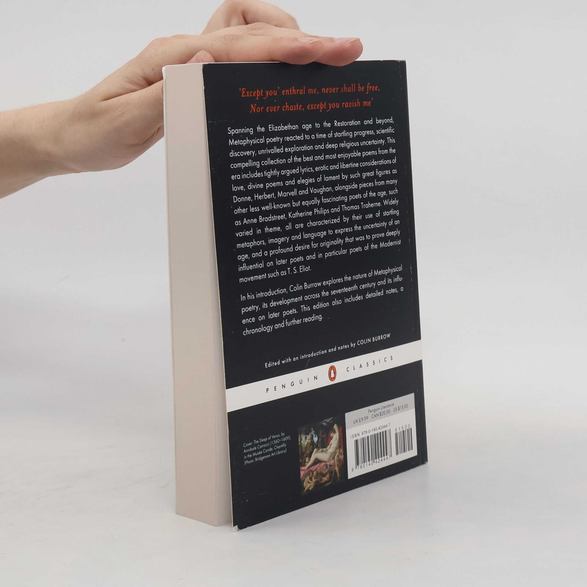 Christopher Ricks Penguin Classics: Metaphysical Poetry