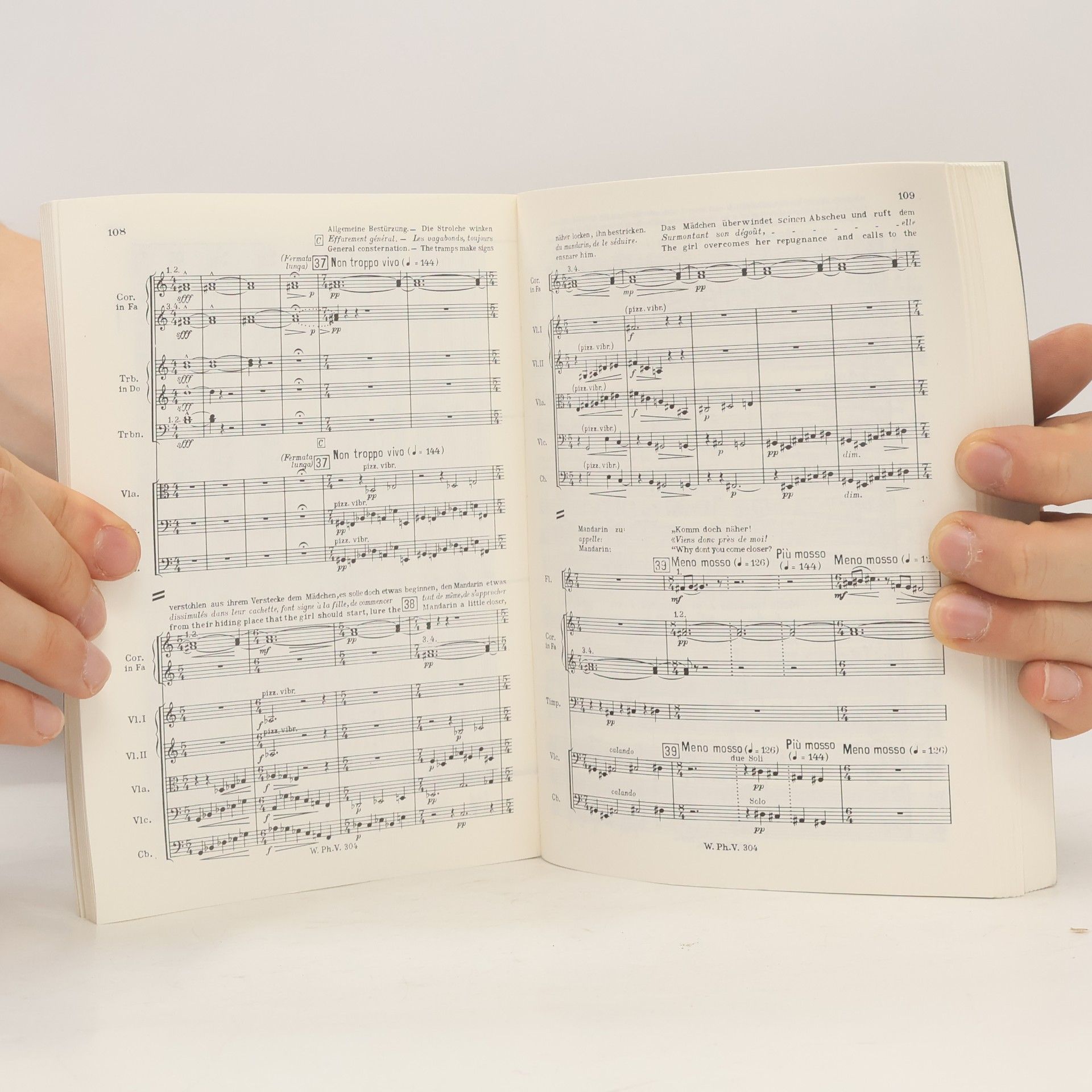 Béla Bartók Der wunderbare Mandarin. Le mandarin merveilleux. The Wonderful Mandarin Op. 19