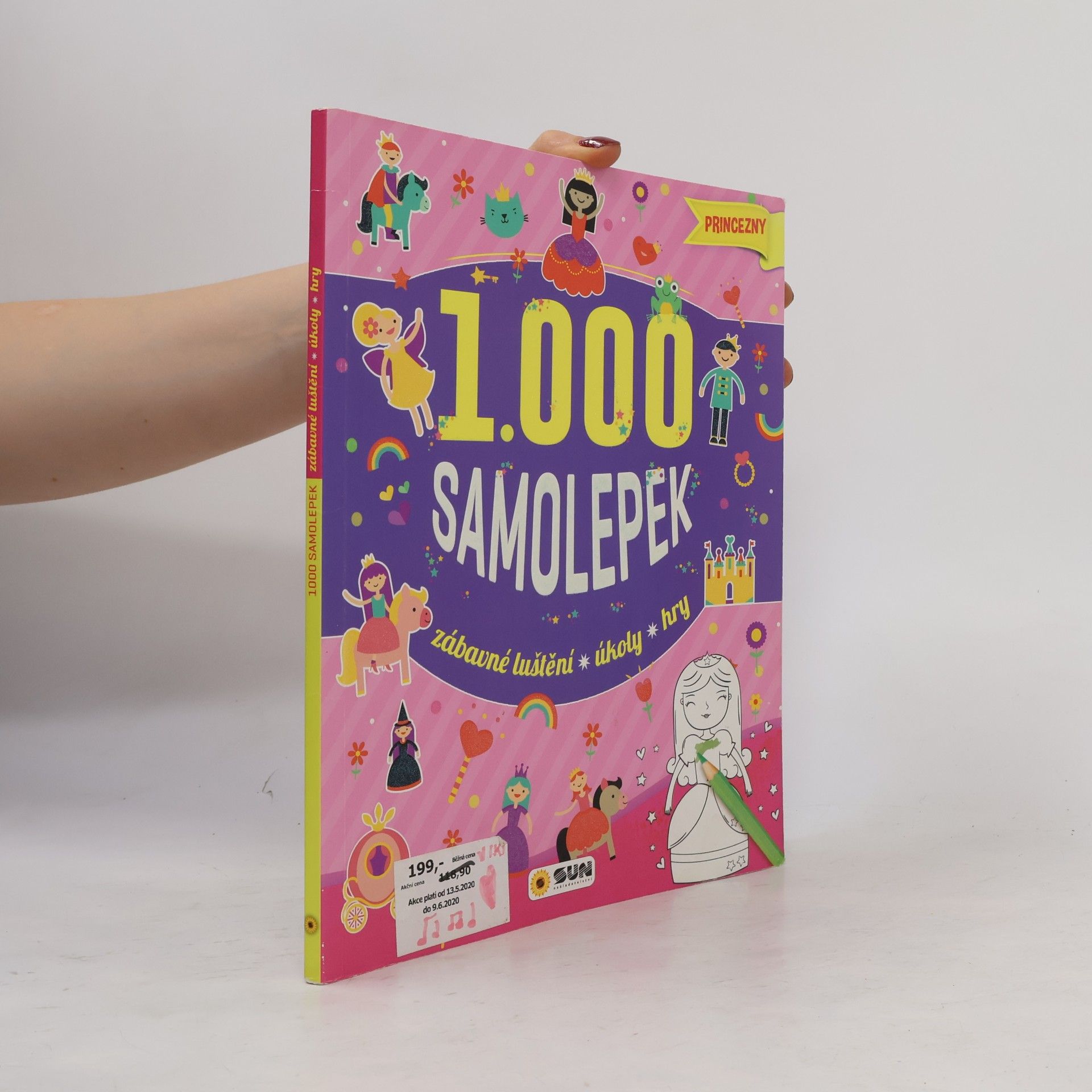 Various authors 1000 samolepek princezny