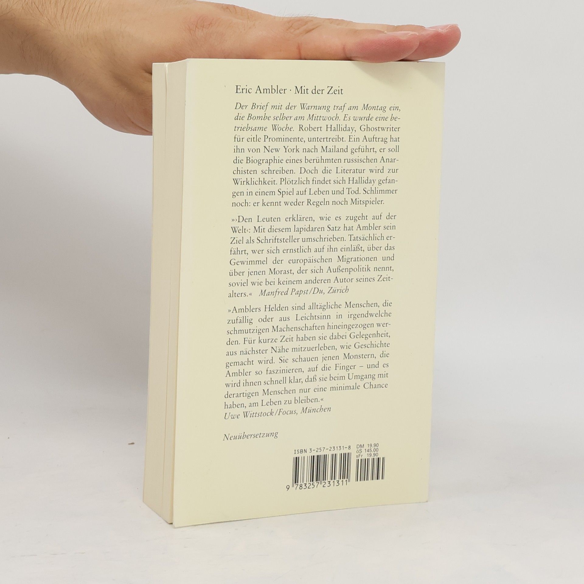 Eric Ambler Mit der Zeit