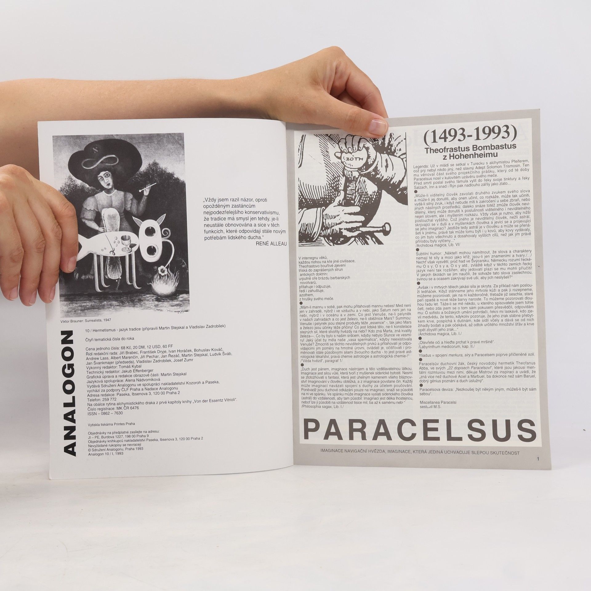 Kolektiv autorů Analogon 10 Hermetismus - jazyk tradice. Surrealismus, psychoanalysa, strukturalismus, antropologie, příčné vědy