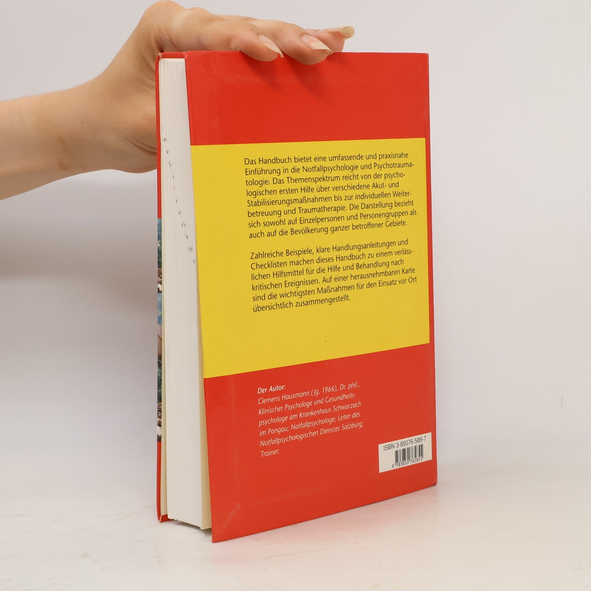 Clemens Hausmann Handbuch Notfallpsychologie und Traumabewältigung