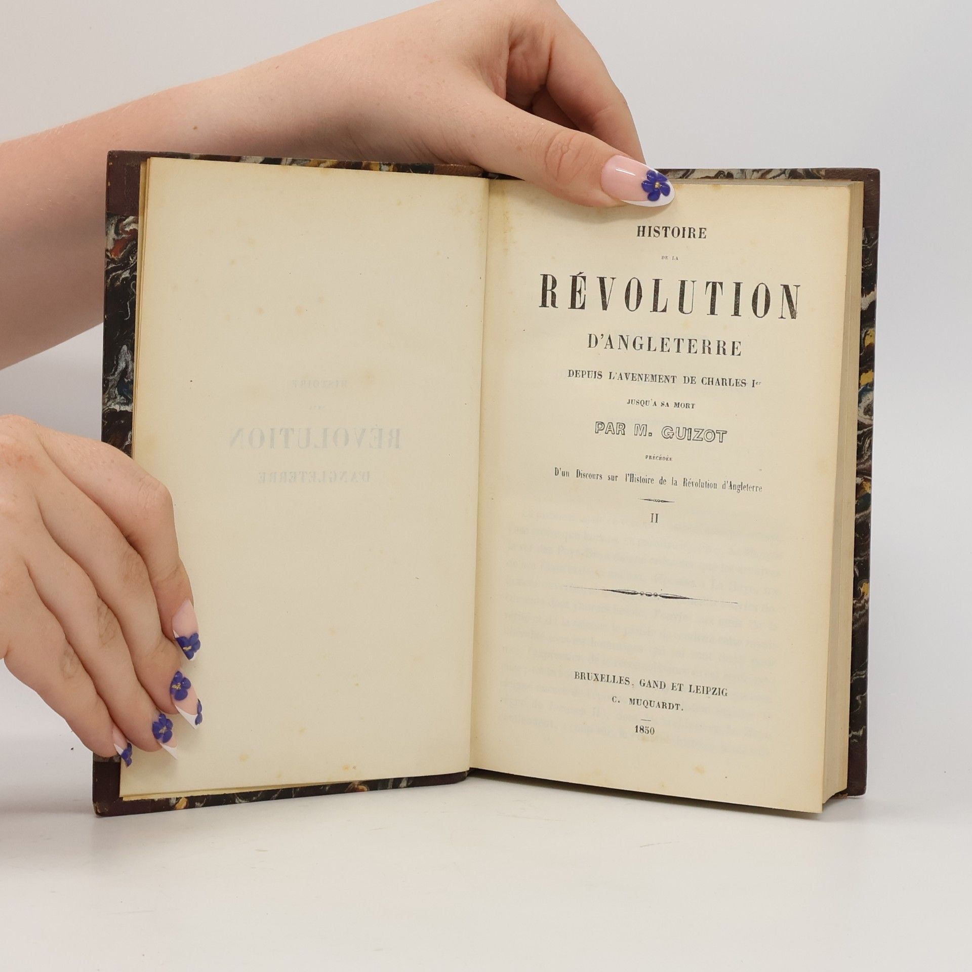 François Guizot Histoire de la Révolution d'Angleterre II.