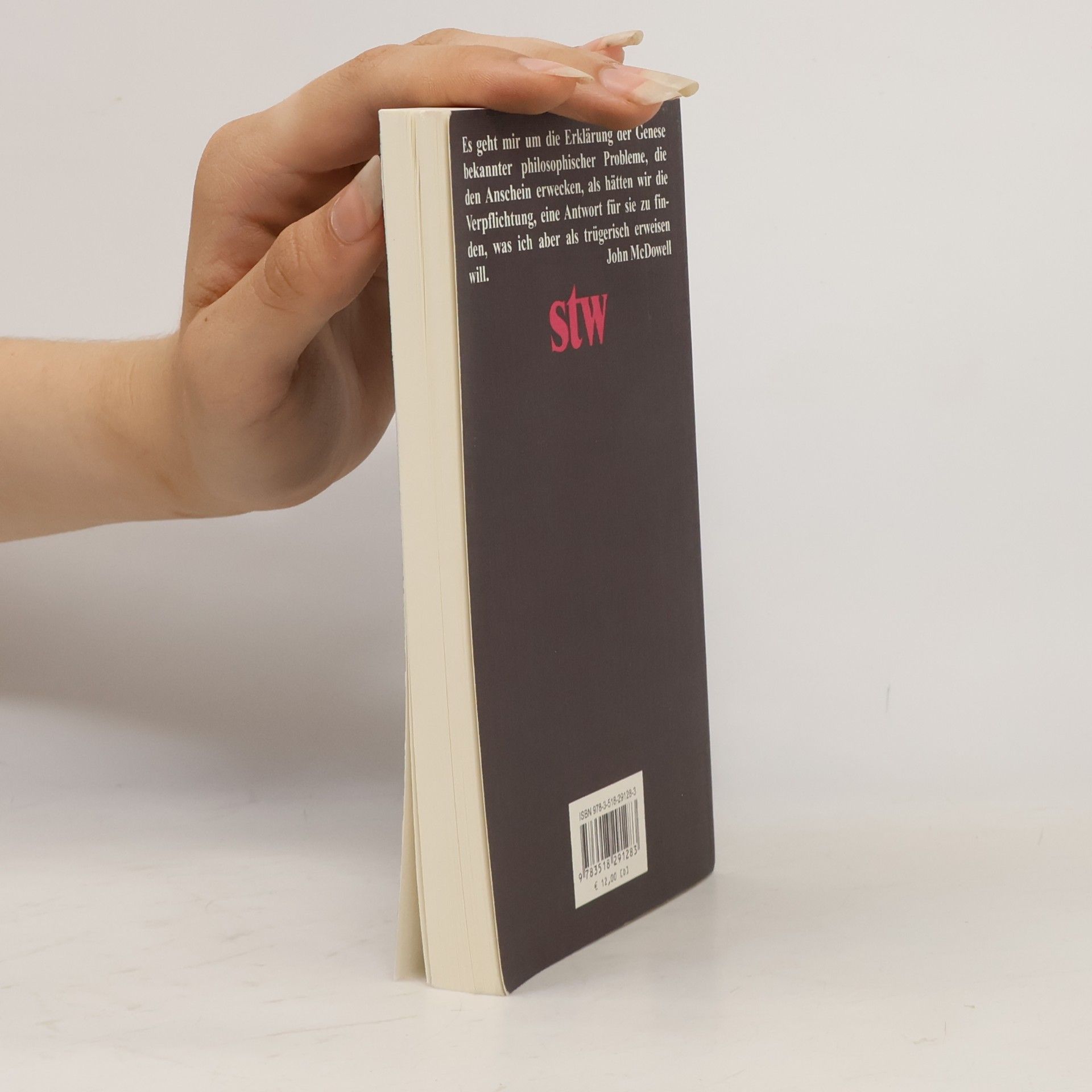 John Henry McDowell Suhrkamp Taschenbuch Wissenschaft - 1528: Geist und Welt
