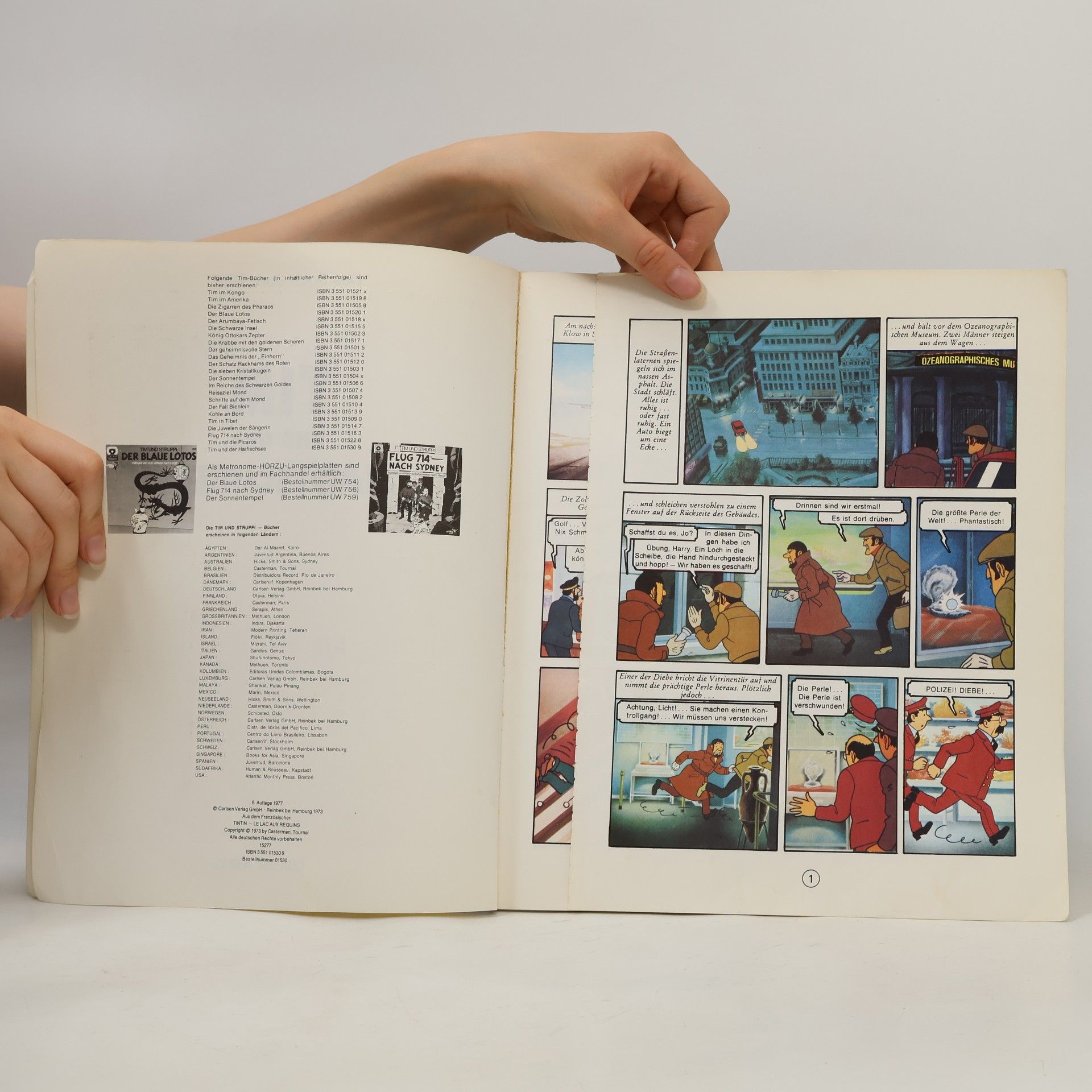 Hergé Tim und Struppi. Tim Und Der Haifischsee