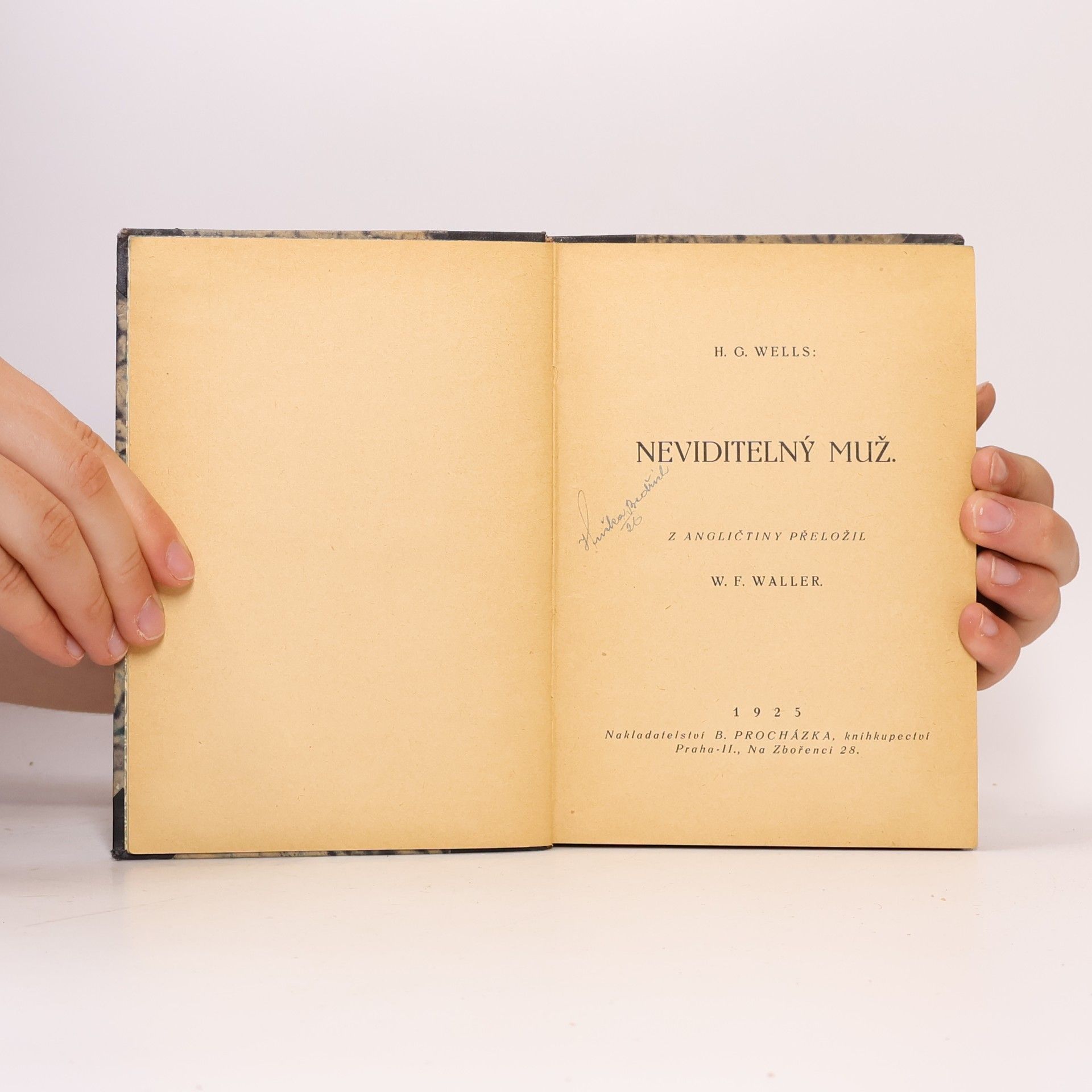 W. F. Waller Neviditelný muž