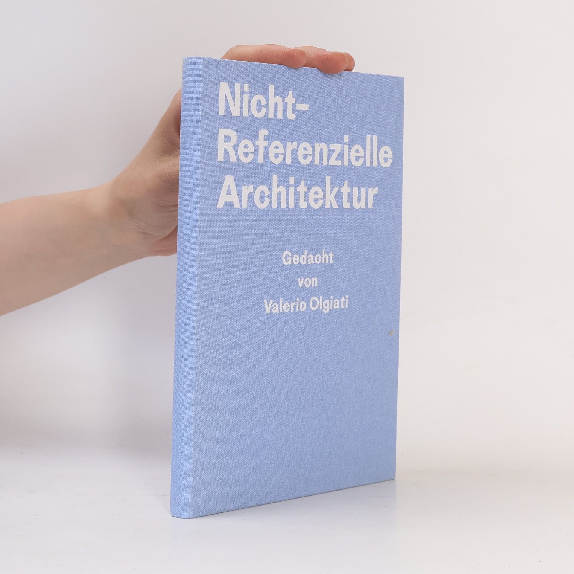 Valerio Olgiati Nicht-referenzielle Architektur