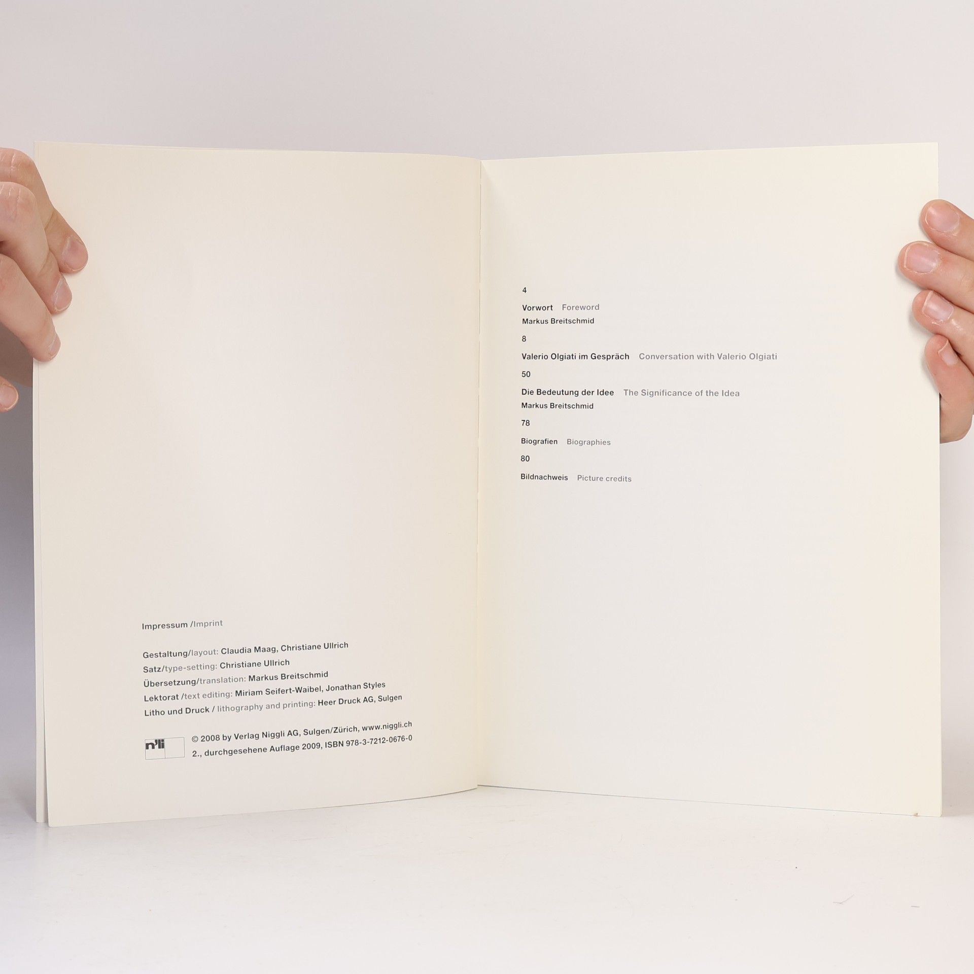Markus Breitschmid Die Bedeutung der Idee in der Architektur von Valerio Olgiati