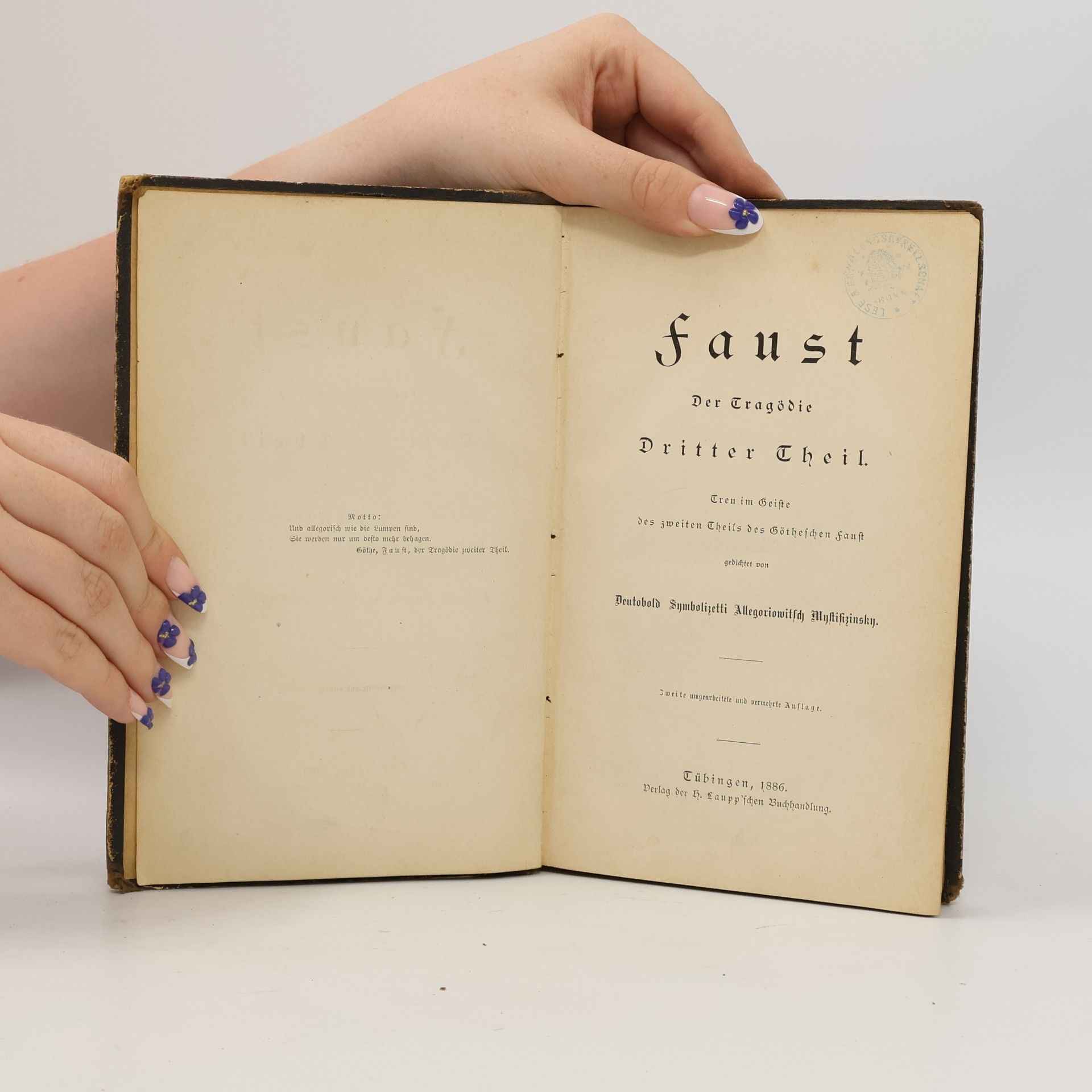 Johann Wolfgang von Goethe Faust 3