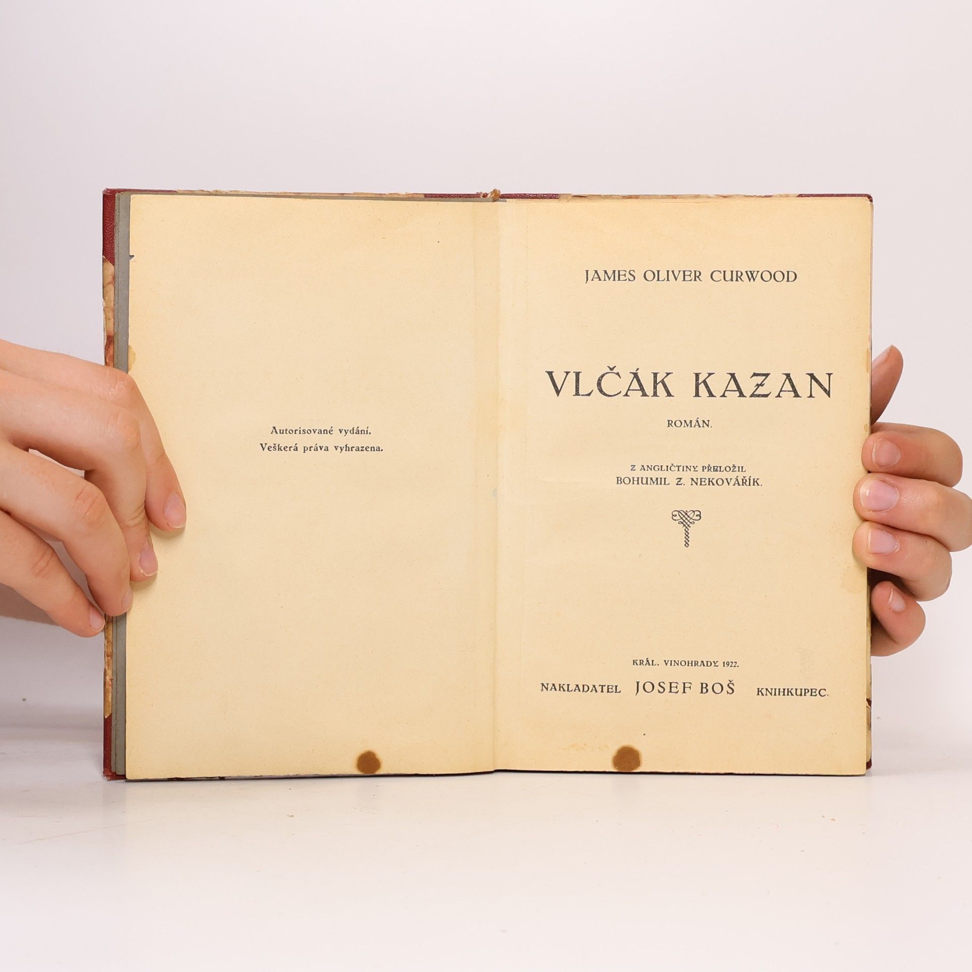 James Oliver Curwood Vlčák Kazan