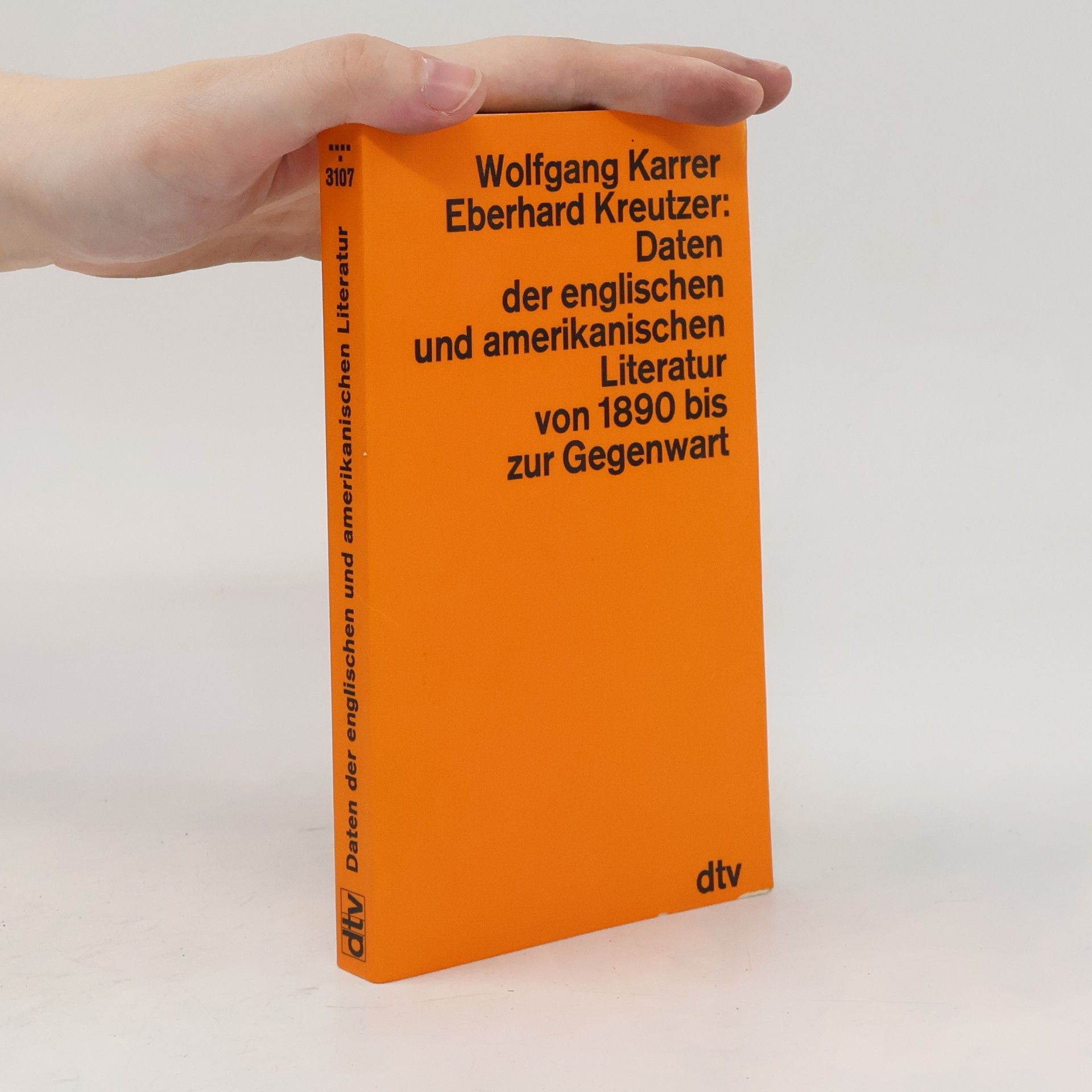 Wolfgang Karrer Daten der englischen und amerikanischen Literatur