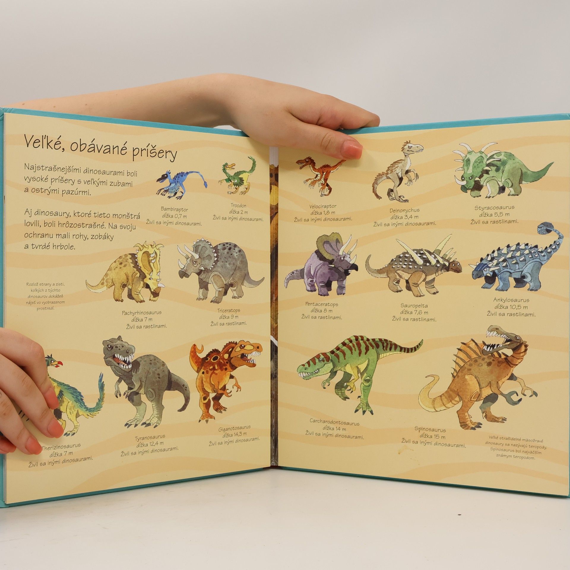 Kolektiv autorů Veľká kniha o veľkých dinosauroch a aj o niektorých malých...