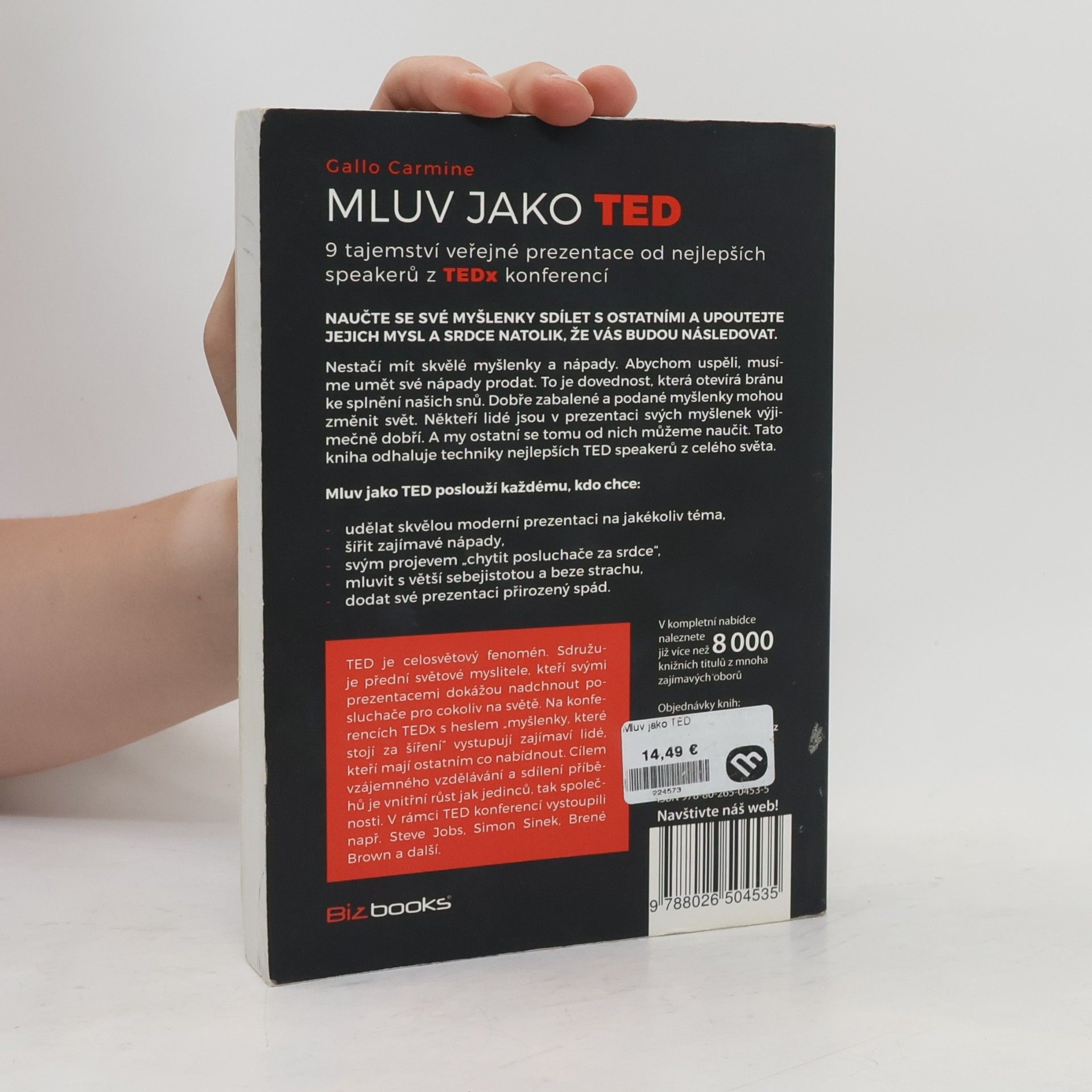 Carmine Gallo Mluv jako TED
