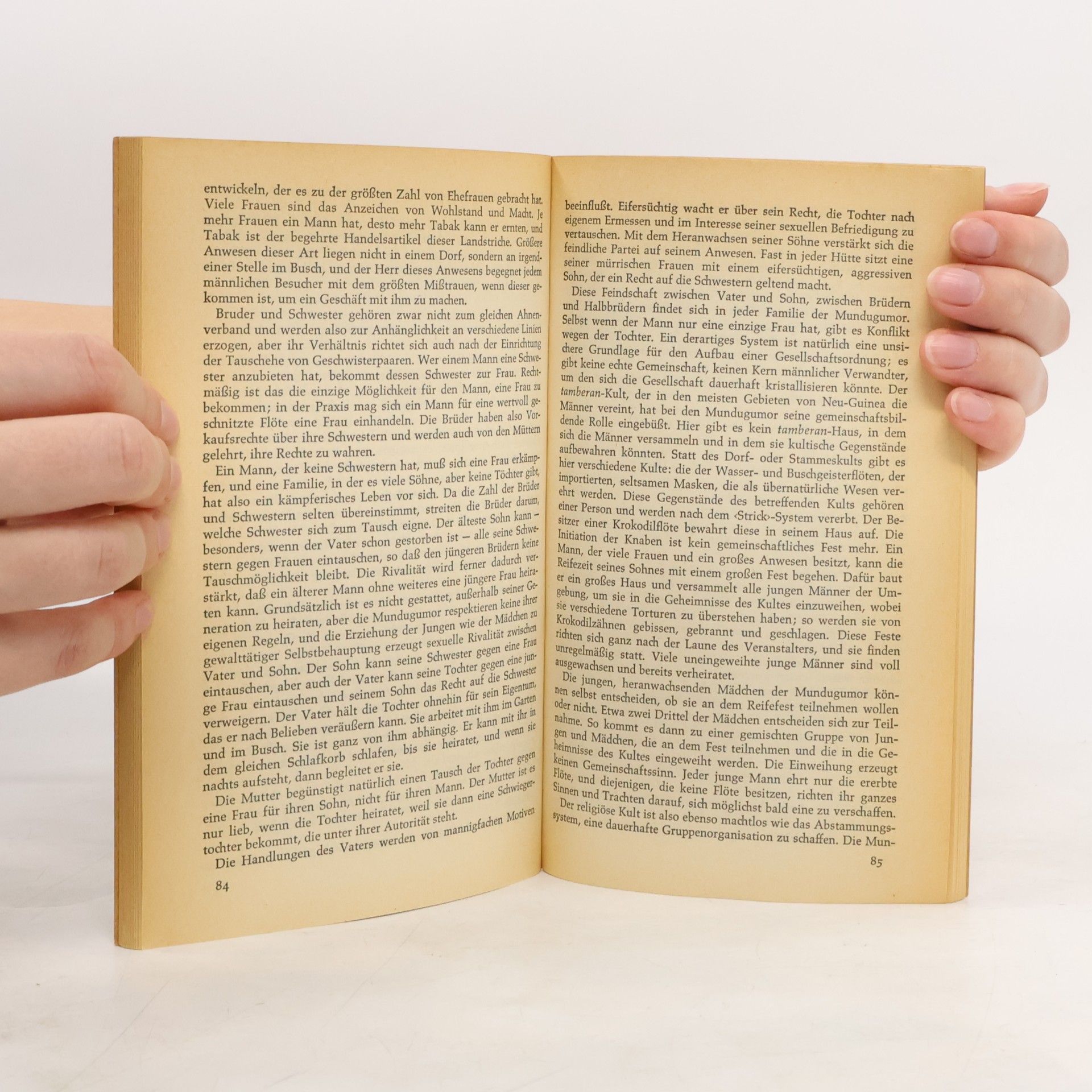 Margaret Mead Geschlecht und Temperament in primitiven Gesellschaften