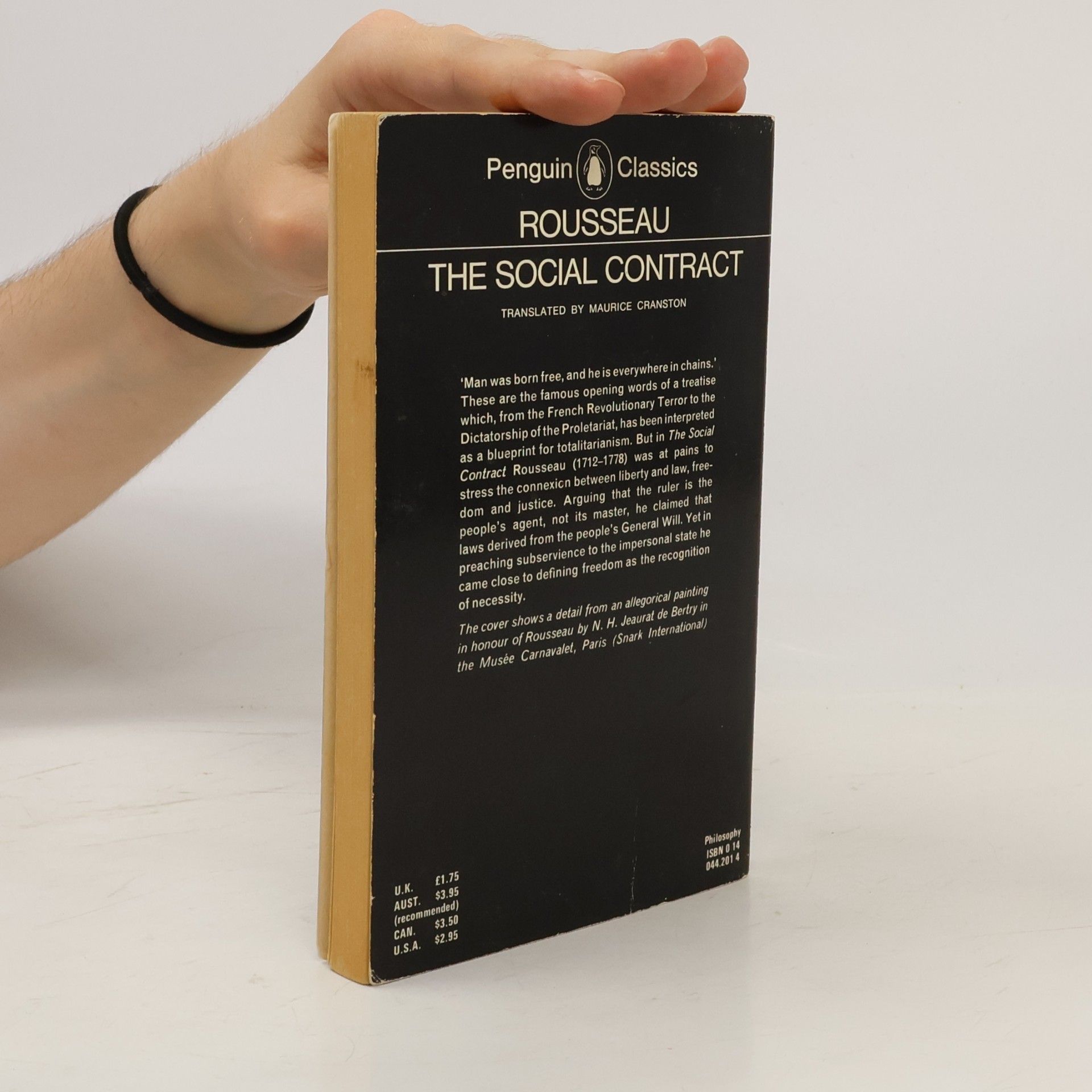 Jean-Jacques Rousseau The Social Contract