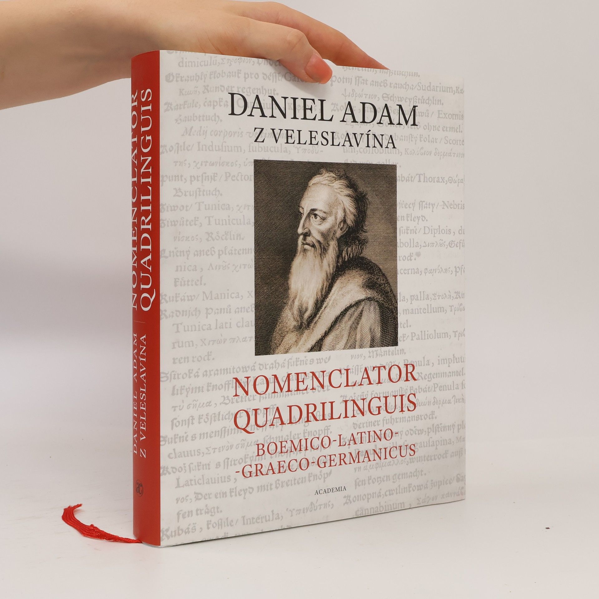 Daniel Adam z. Veleslavína Nomenclator quadrilinguis Boemico-Latino-Graeco-Germanicus