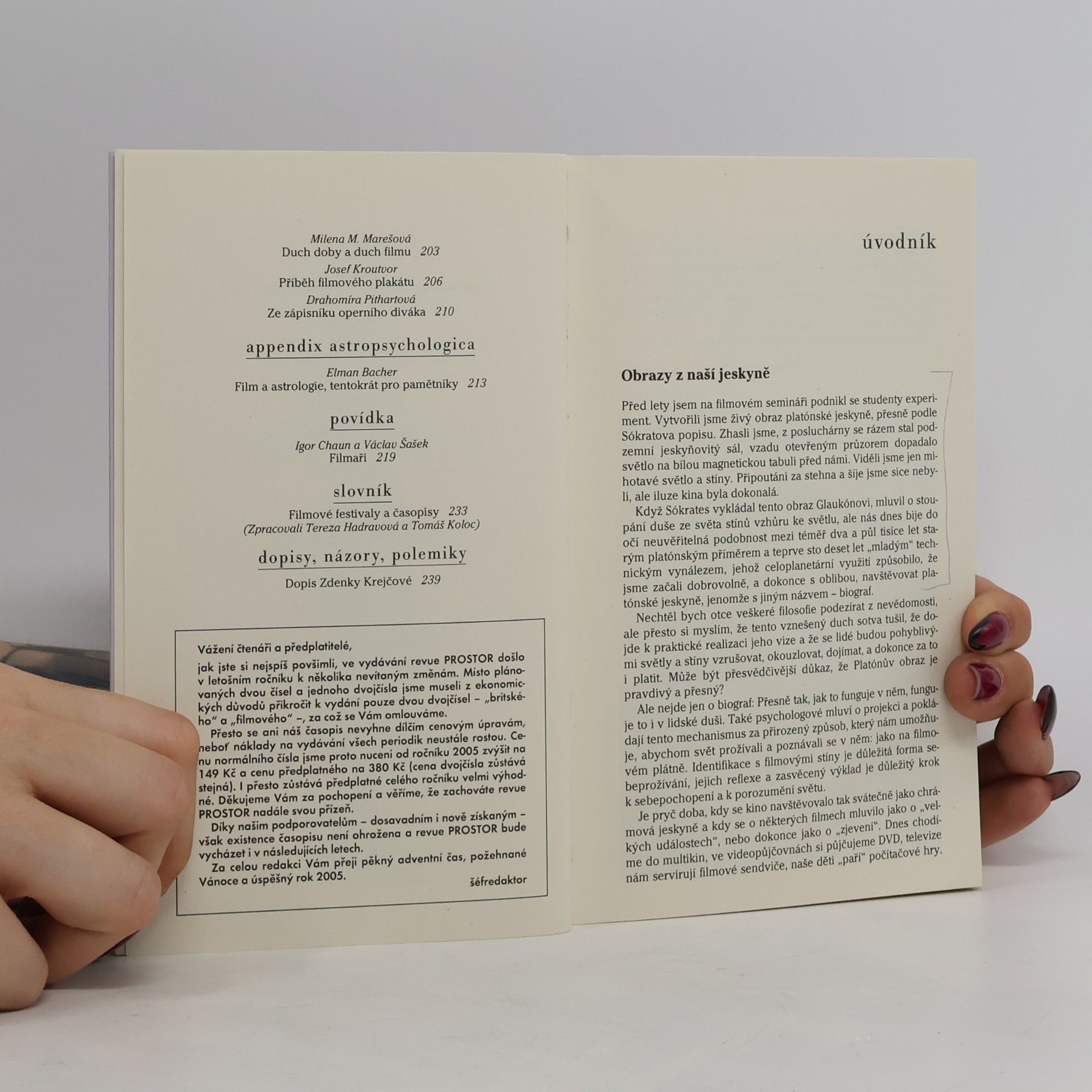 Various authors Revue Prostor. Duše a svět ve filmu. 63/64