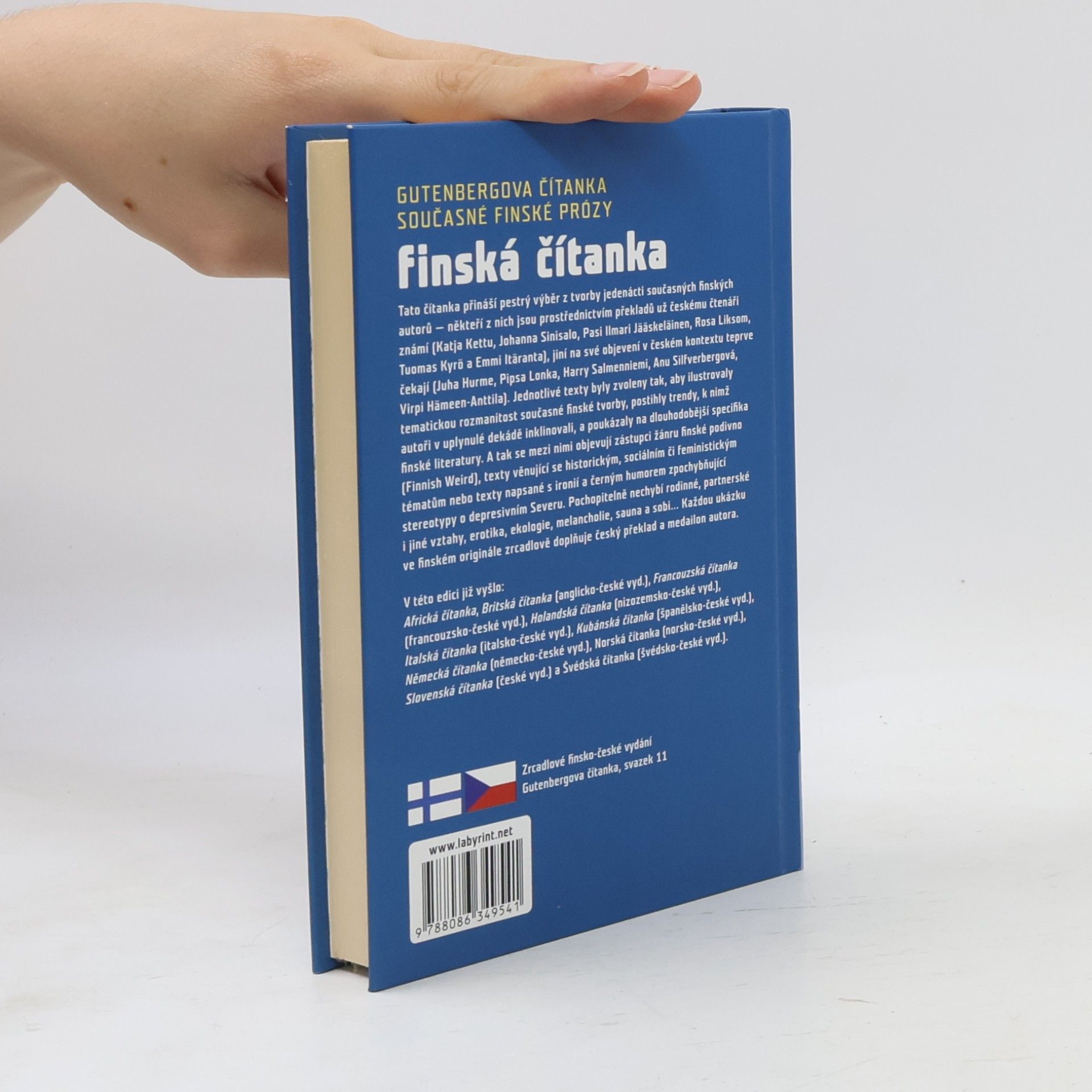 Kolektiv autorů Finská čítanka : Gutenbergova čítanka současné finské prózy : finsko-české vydání