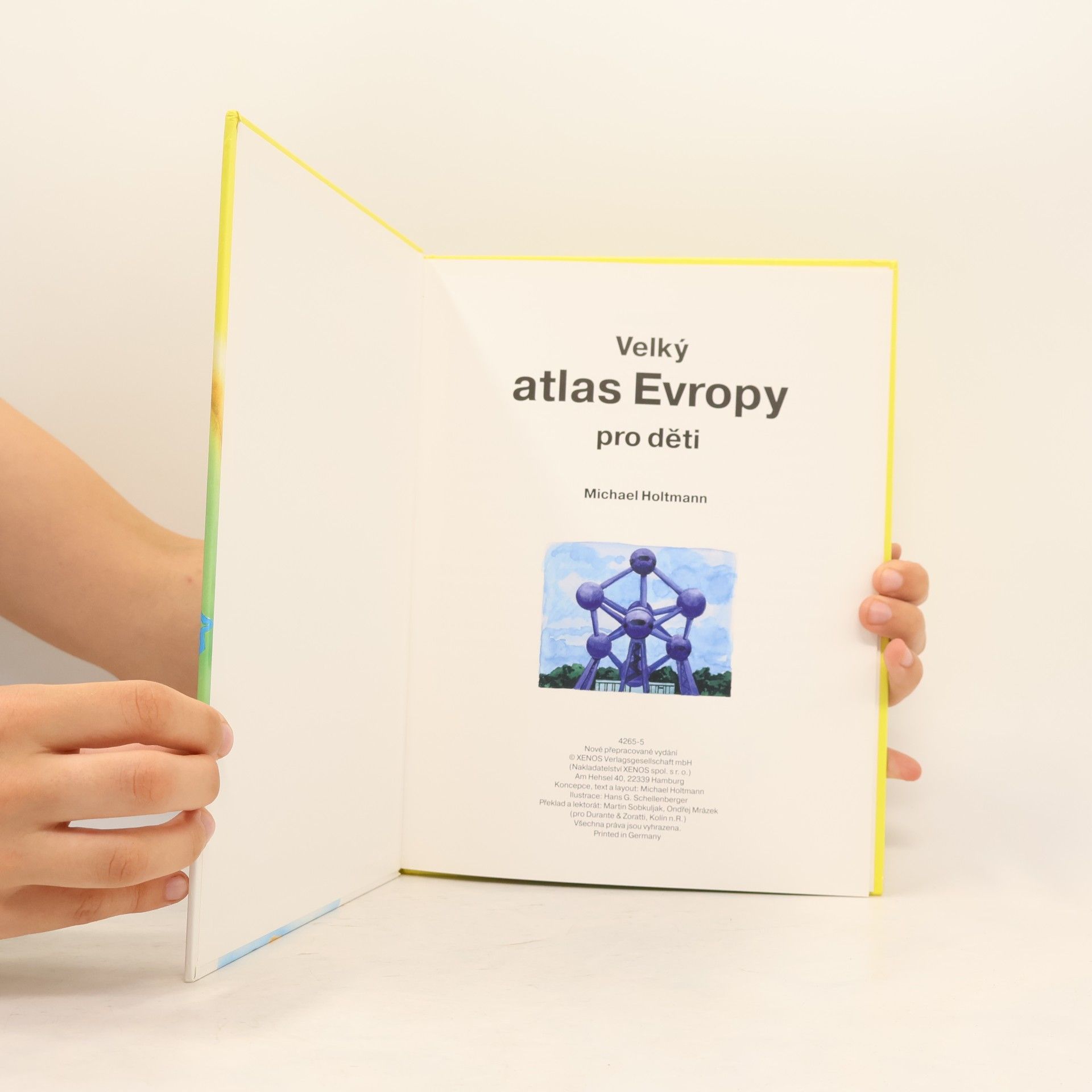 Michael Holtmann Velký atlas Evropy pro děti