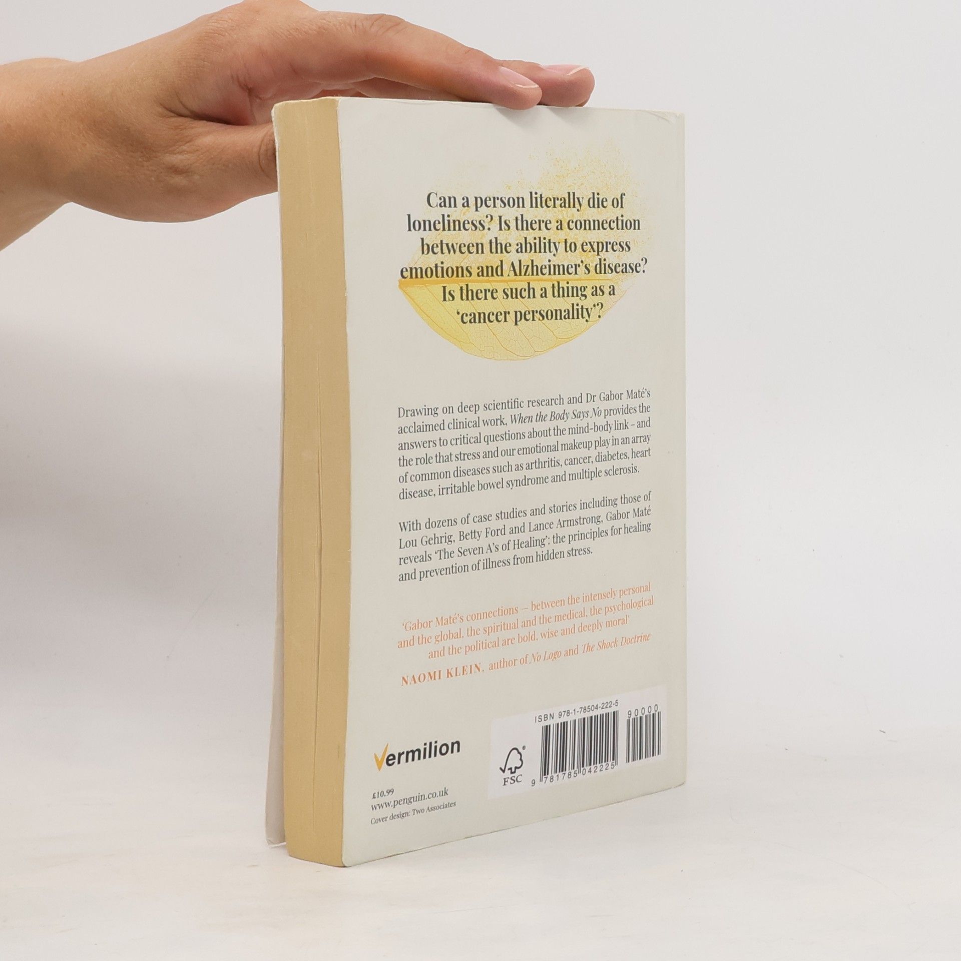 Gabor Maté When the Body Says No