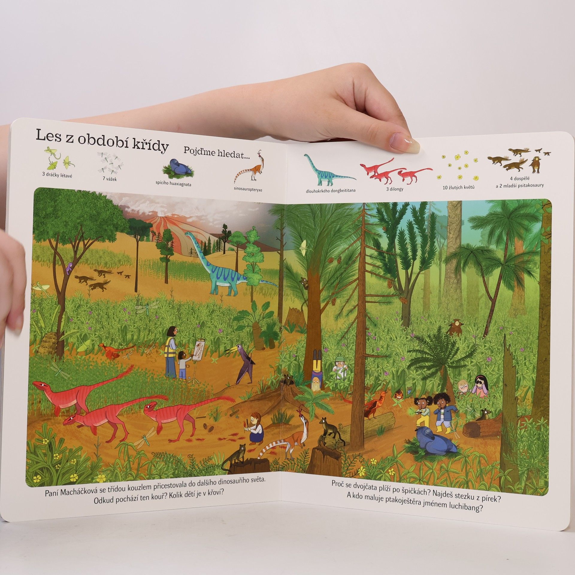 AA.VV. Najdi mé oblíbené dinosaury - Doprovázej postavy při jejich dinosauřím dobrodružství!