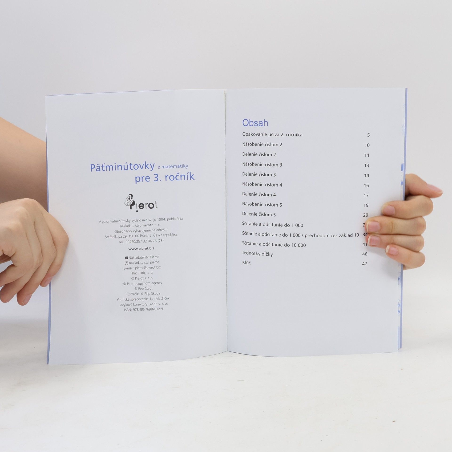 Petr Šulc Päťminútovky z matematiky pre 3. ročník