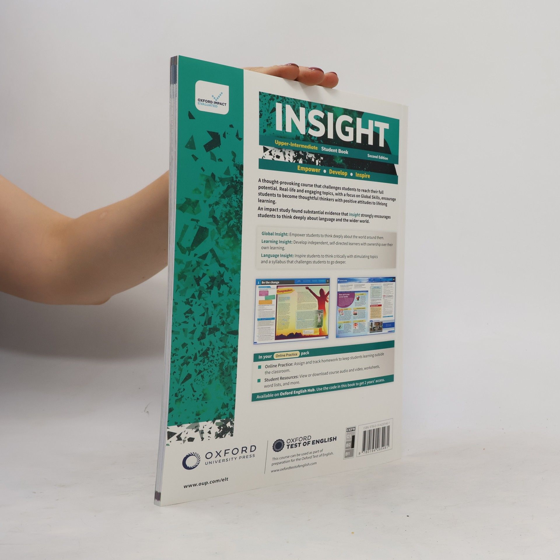 Wildman Jayne Insight Upper-Intermediate Student´s Book with Online Practice Pack, 2 nd