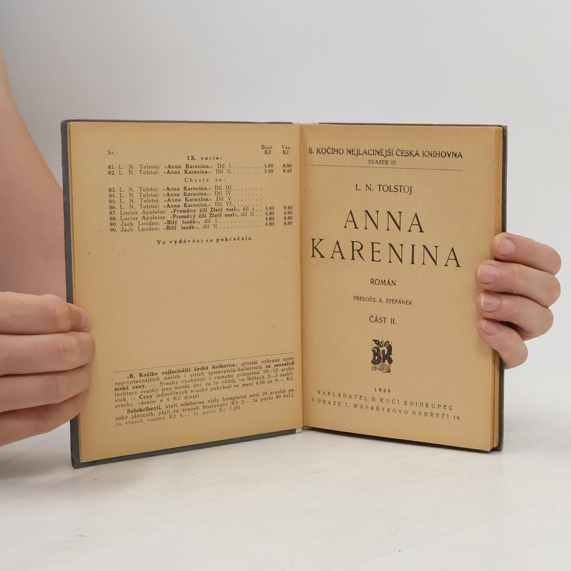 Lew Nikolajewitsch Tolstoi Anna Karenina II.