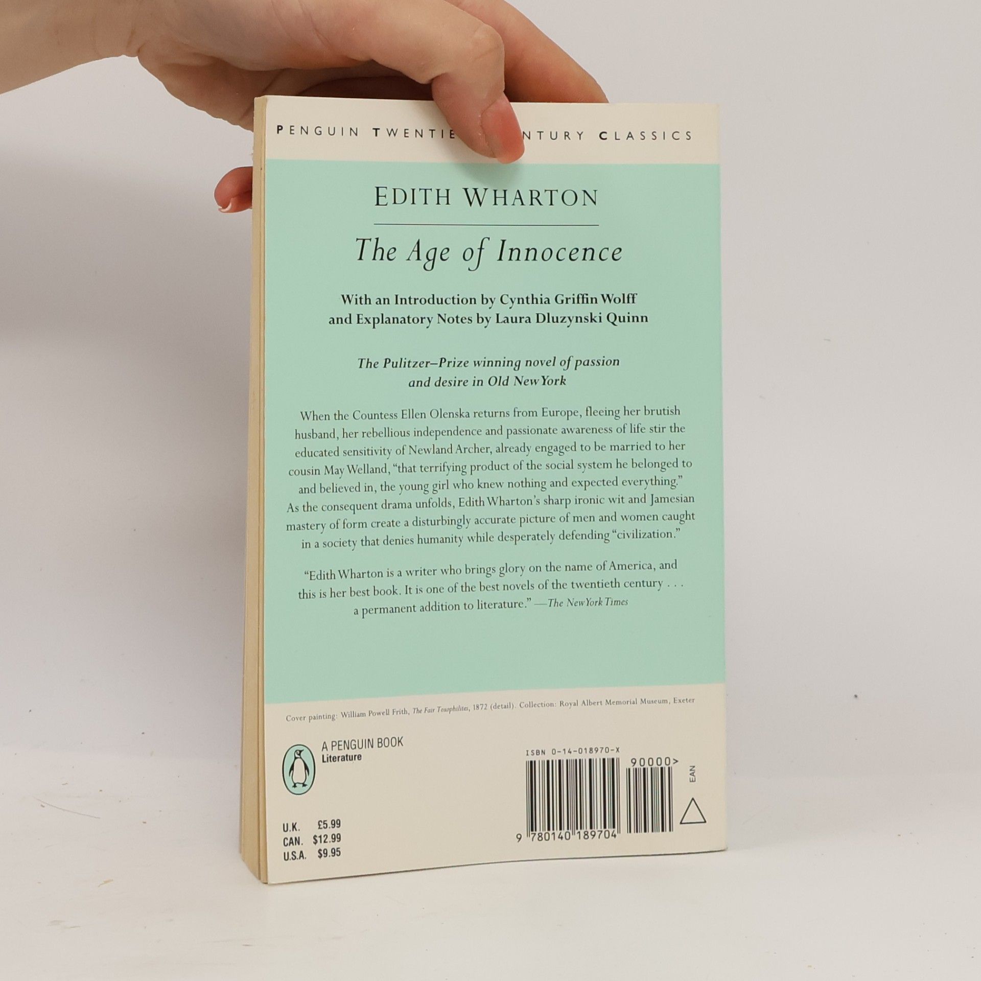 Edith Wharton The Age of Innocence