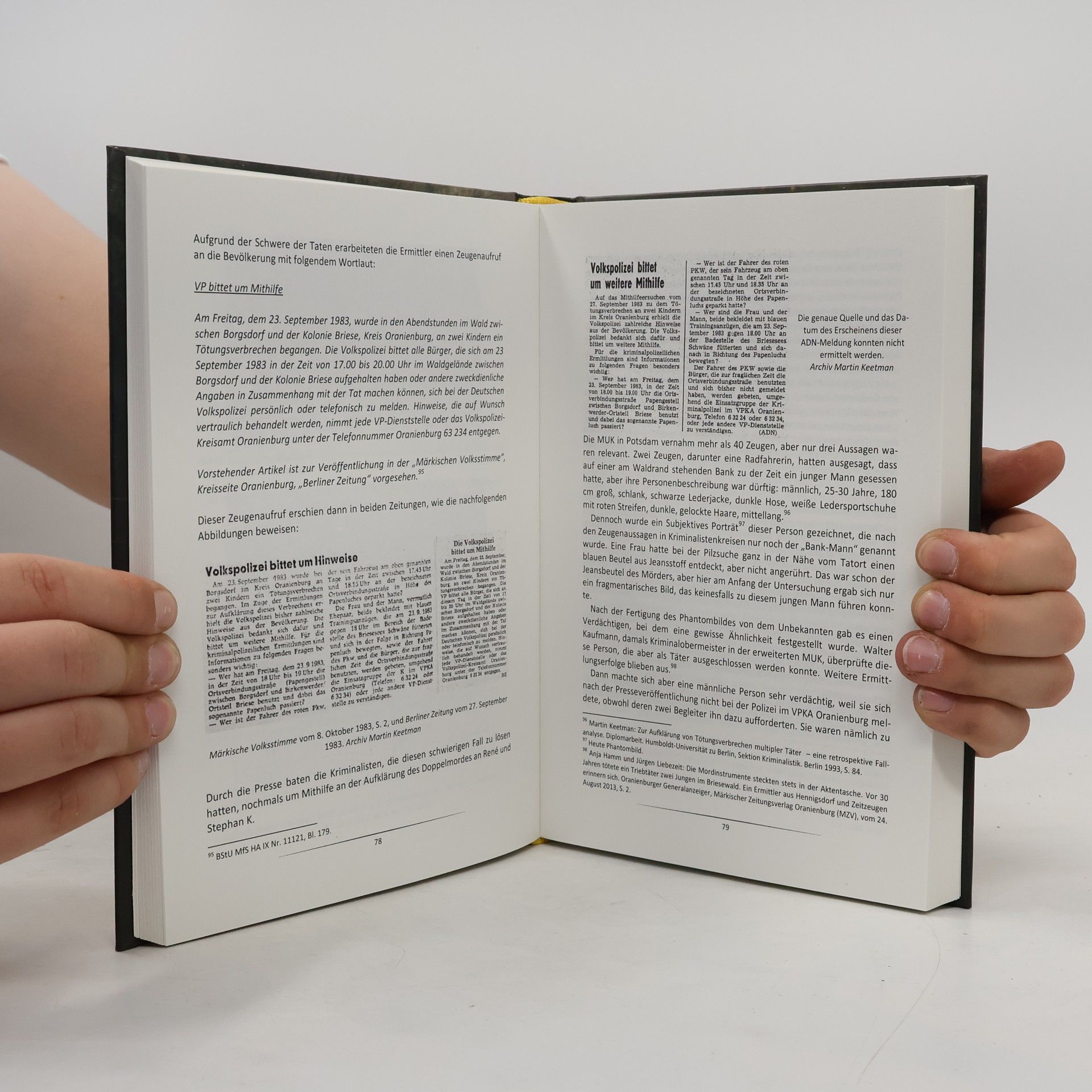 Remo Kroll Schriftenreihe Polizei / Historische Kriminalistik: Serienmorde in der DDR I