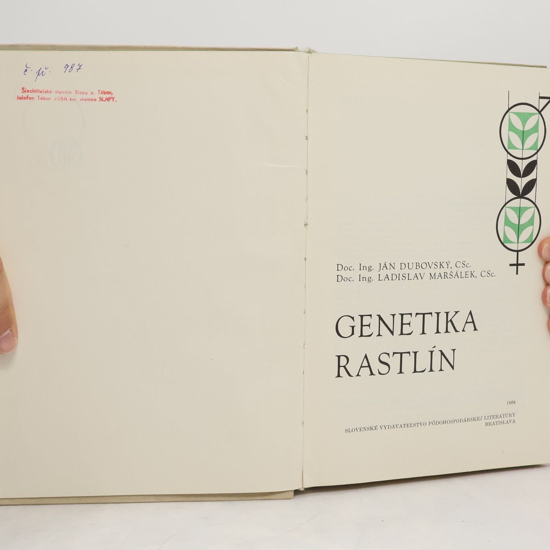 Ján Dubovský Genetika rastlín