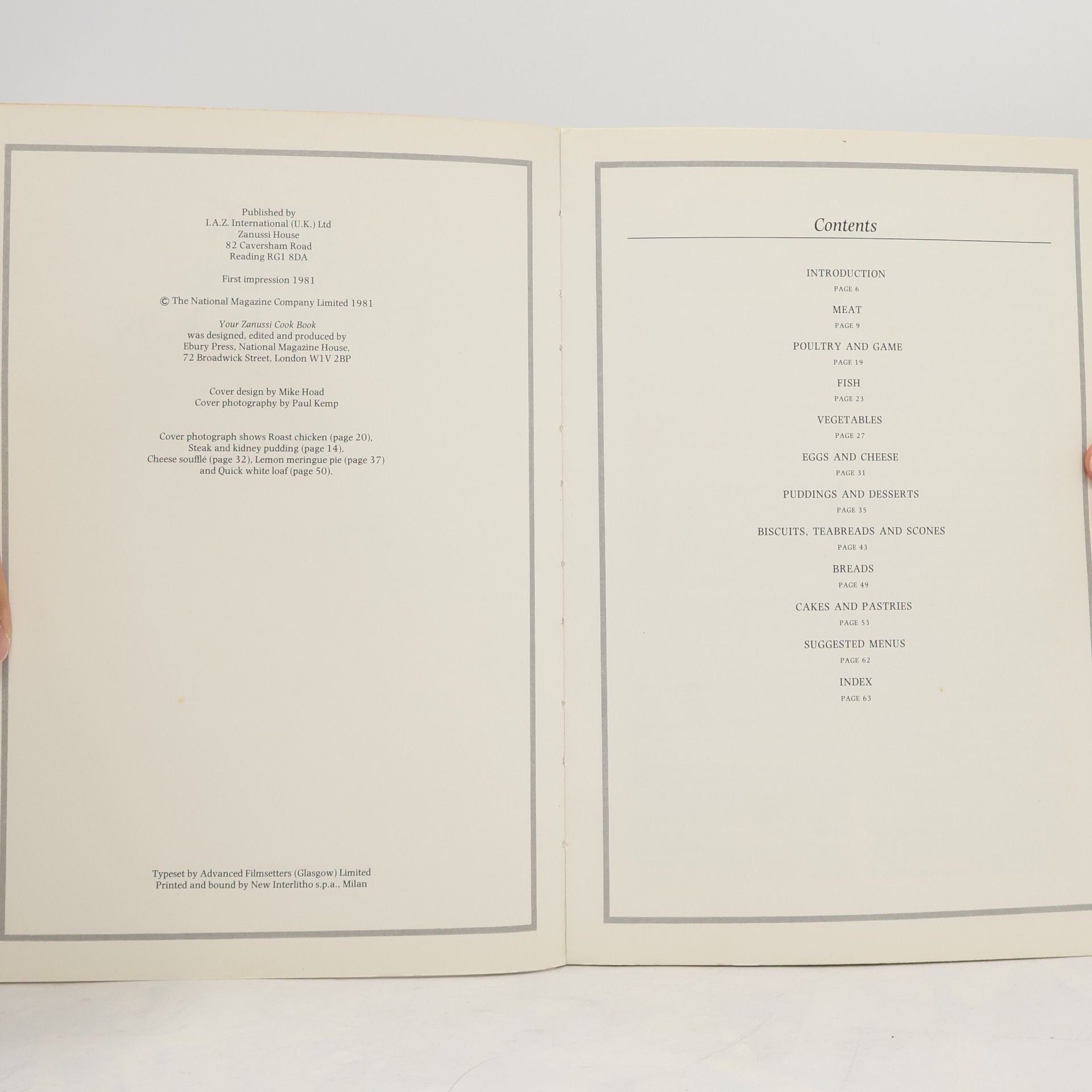 Various authors Your Zanussi Cook Book