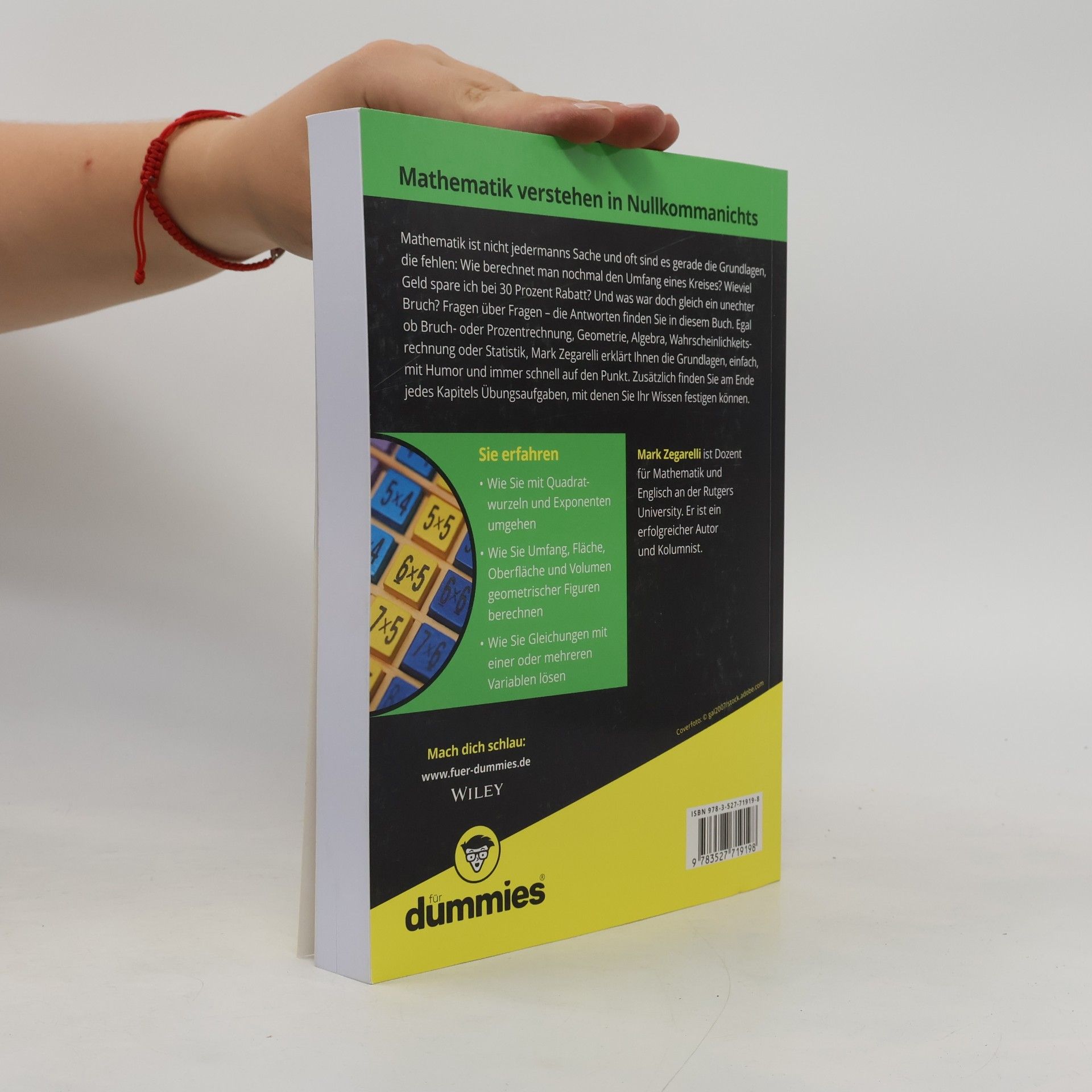 Mark Zegarelli Grundlagen der Mathematik für Dummies