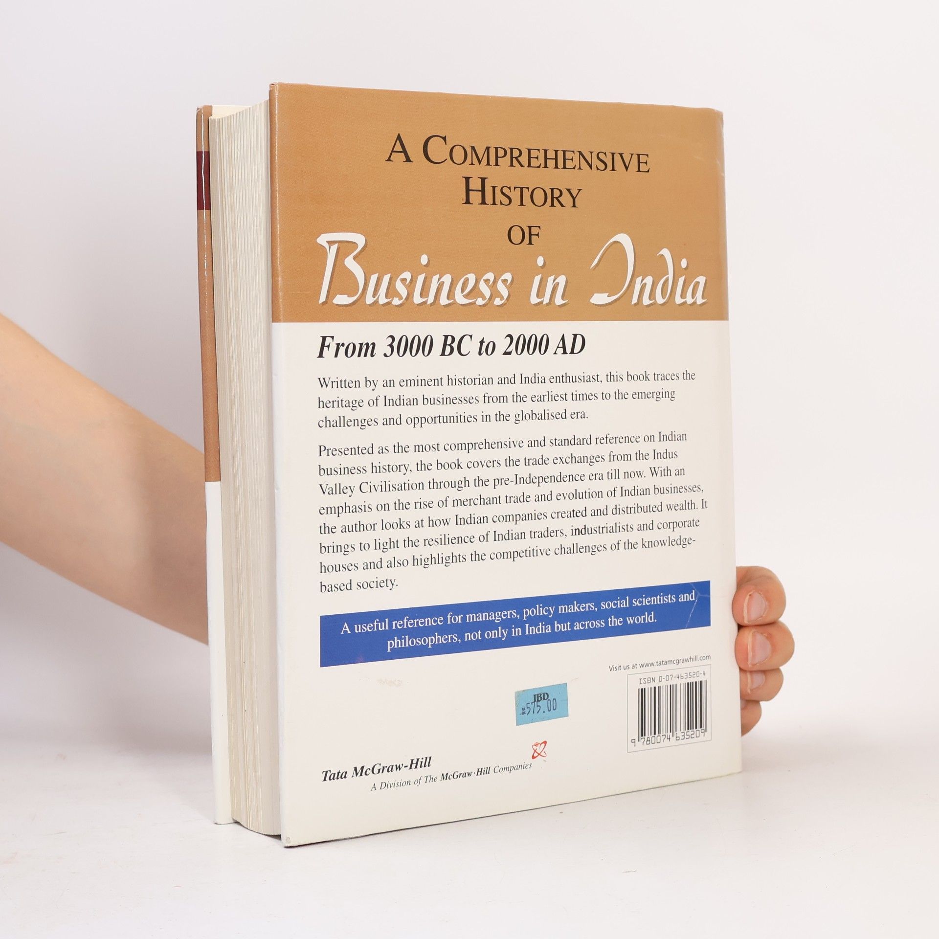 Prakash Narain Agarwala A Comprehensive History of Business in India From 3000 B.C. to 2000 A.D