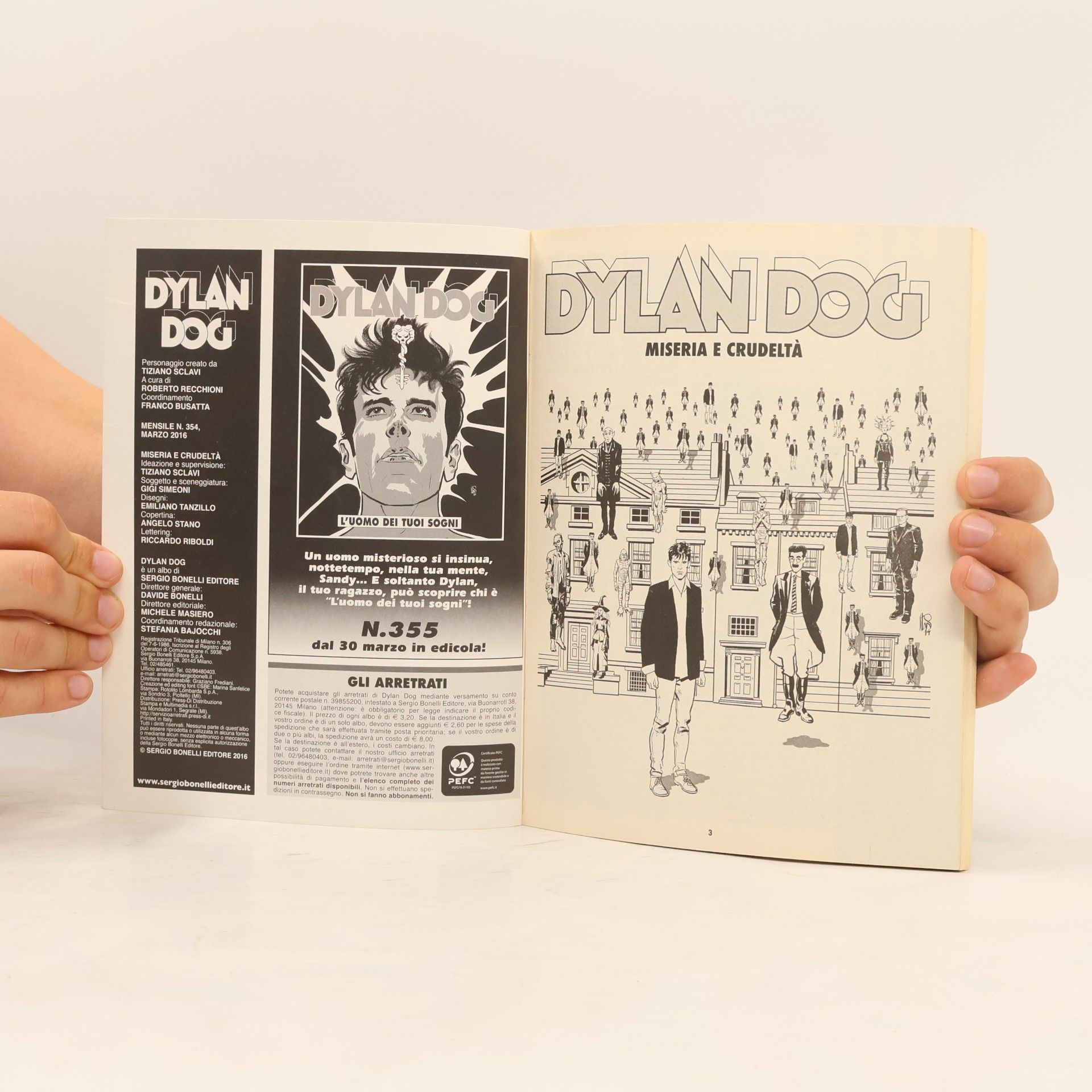 Collectif d'auteurs Dylan Dog 354