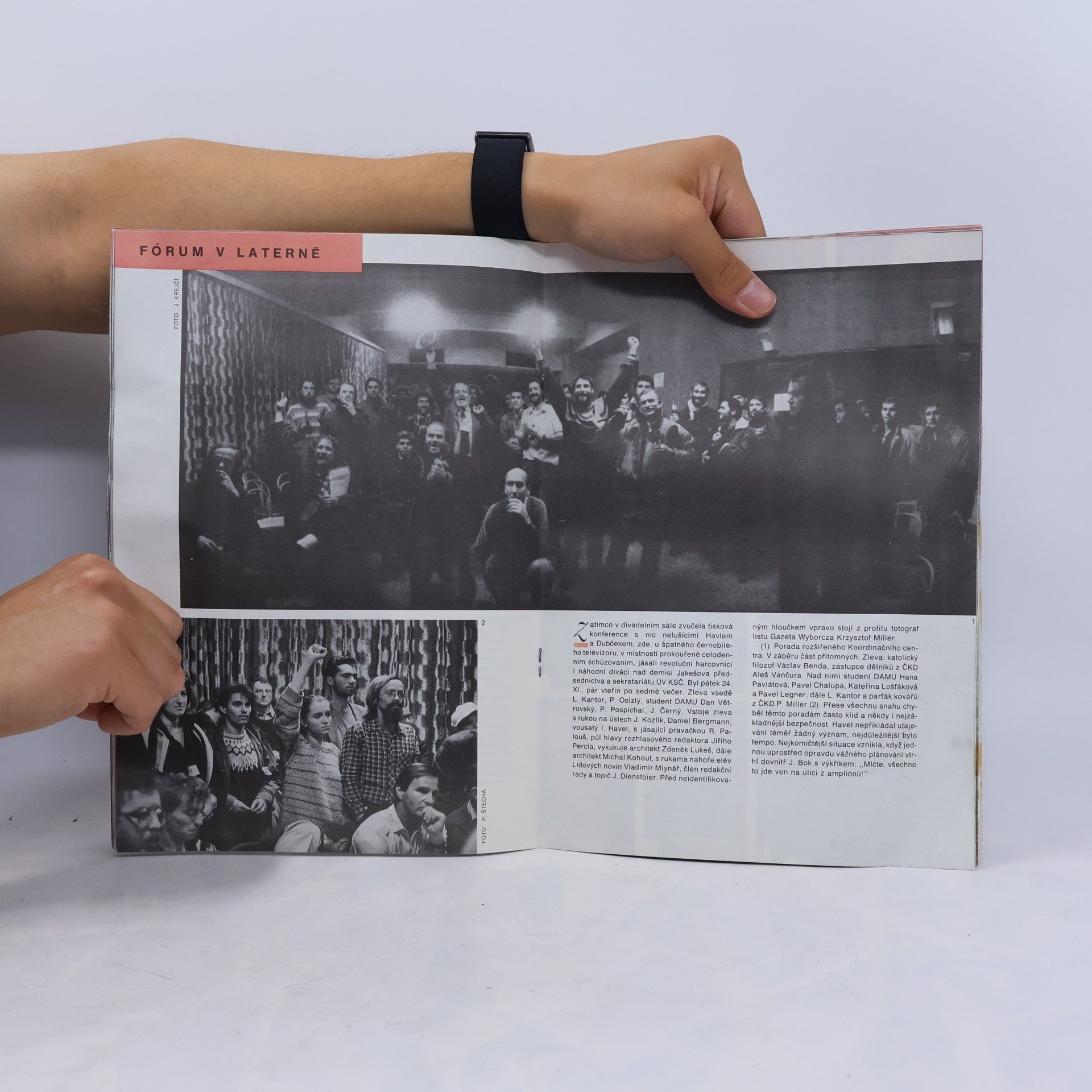 Jiří Černý Konec normalizace. Obrazový magazín Lidových novin